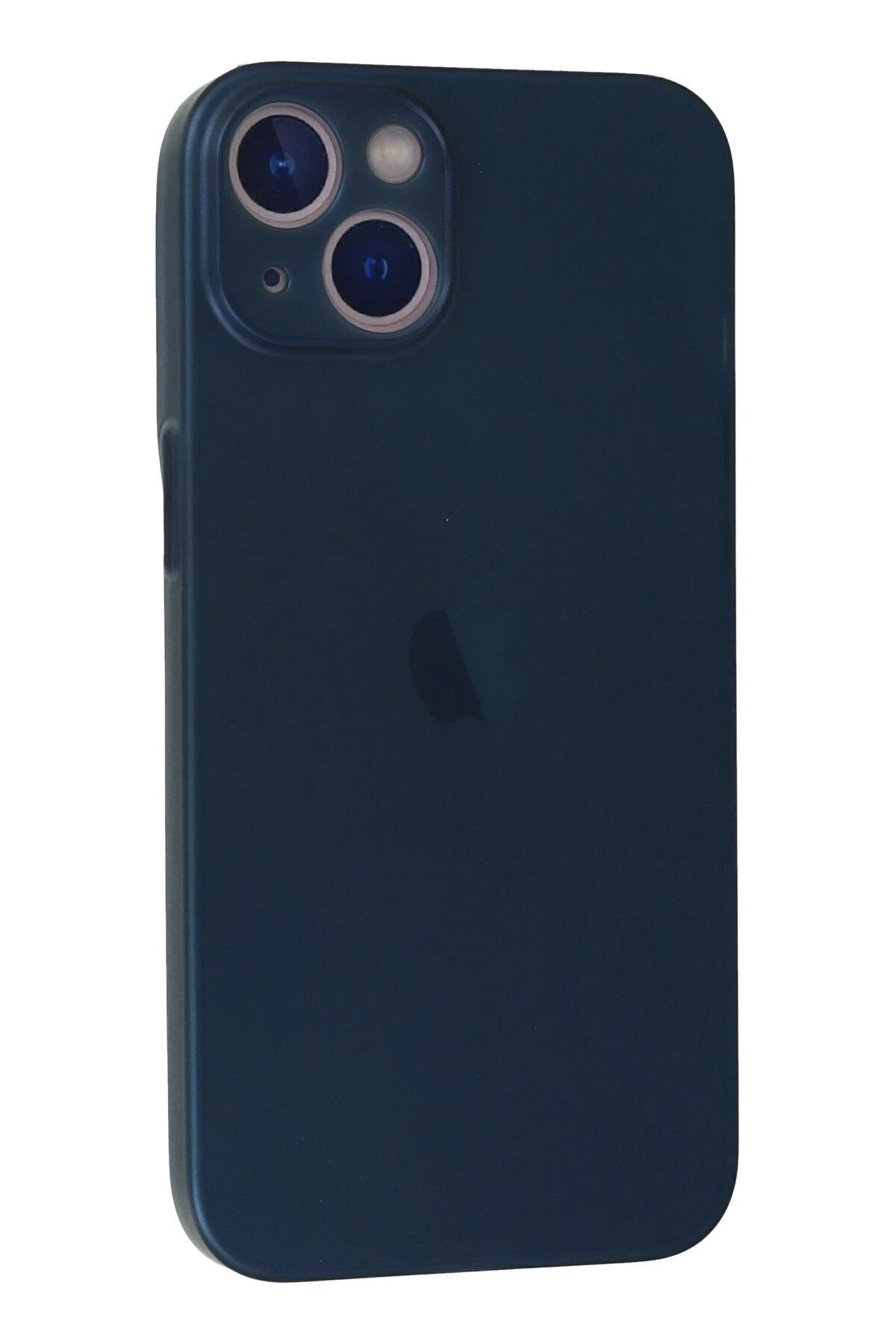 NewFace iPhone 13 Mini Kılıf PP Ultra İnce Kapak - Mavi GLSTD