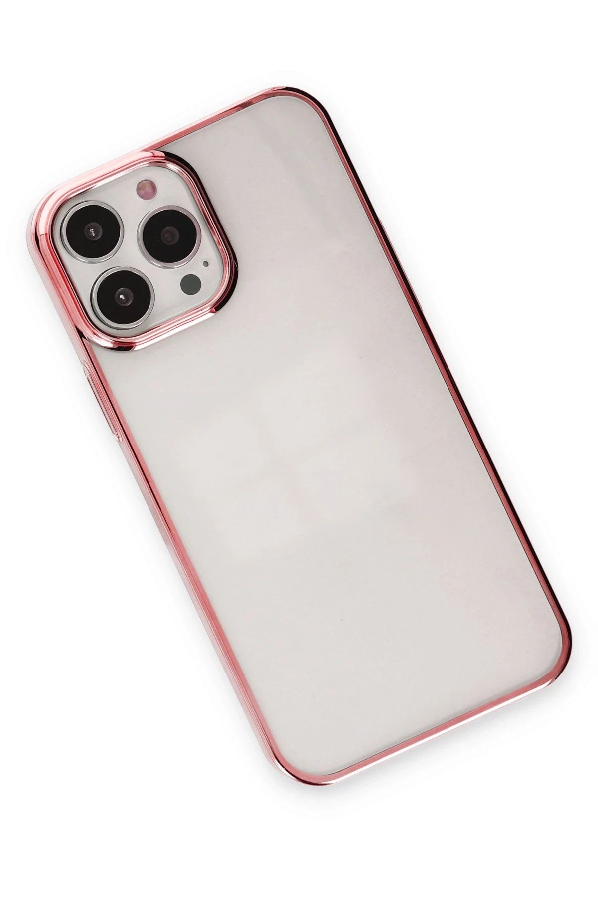 NewFace iPhone 14 Pro Max Kılıf Element Silikon - Pembe GLSTD