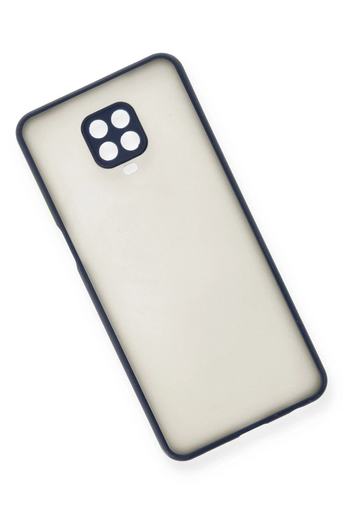 NewFace Xiaomi Redmi Note 9 Pro Kılıf Montreal Silikon Kapak - Lacivert WLZOR