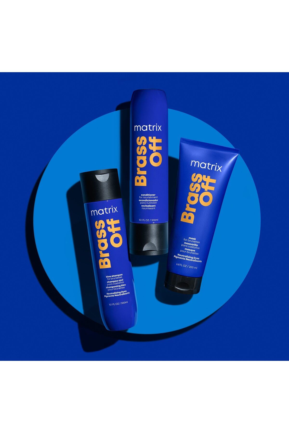 Matrix-Matrix Total Results Brass Off Shampoo to neutralize yellow tones 4