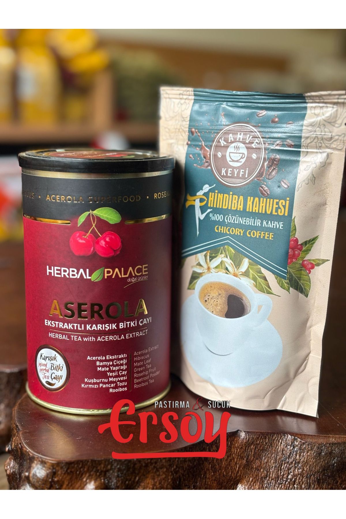 Herbal Palace Detoks Seti | Aserola Çayı + Hindiba Kahvesi ile Fit Yaşa
