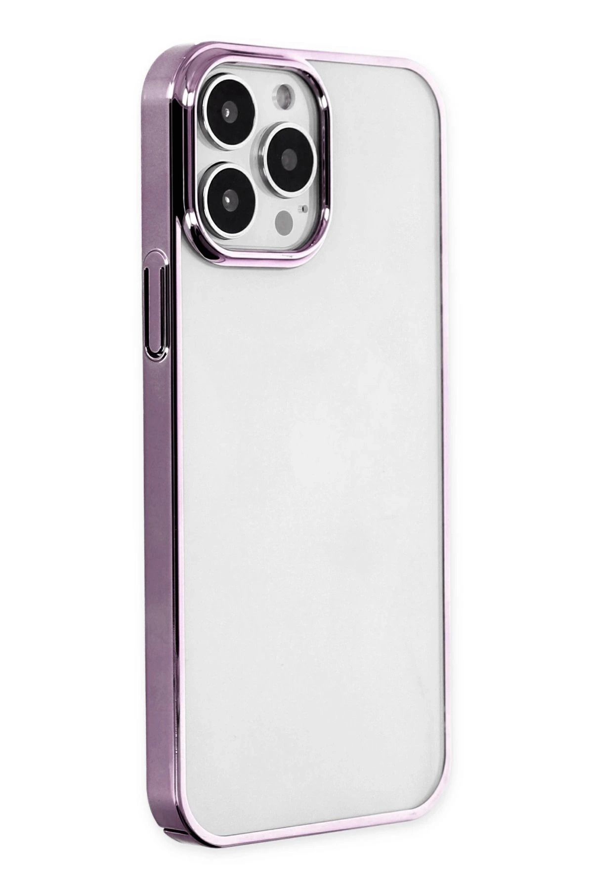 NewFace iPhone 14 Pro Kılıf Element Silikon - Lila GLSTD