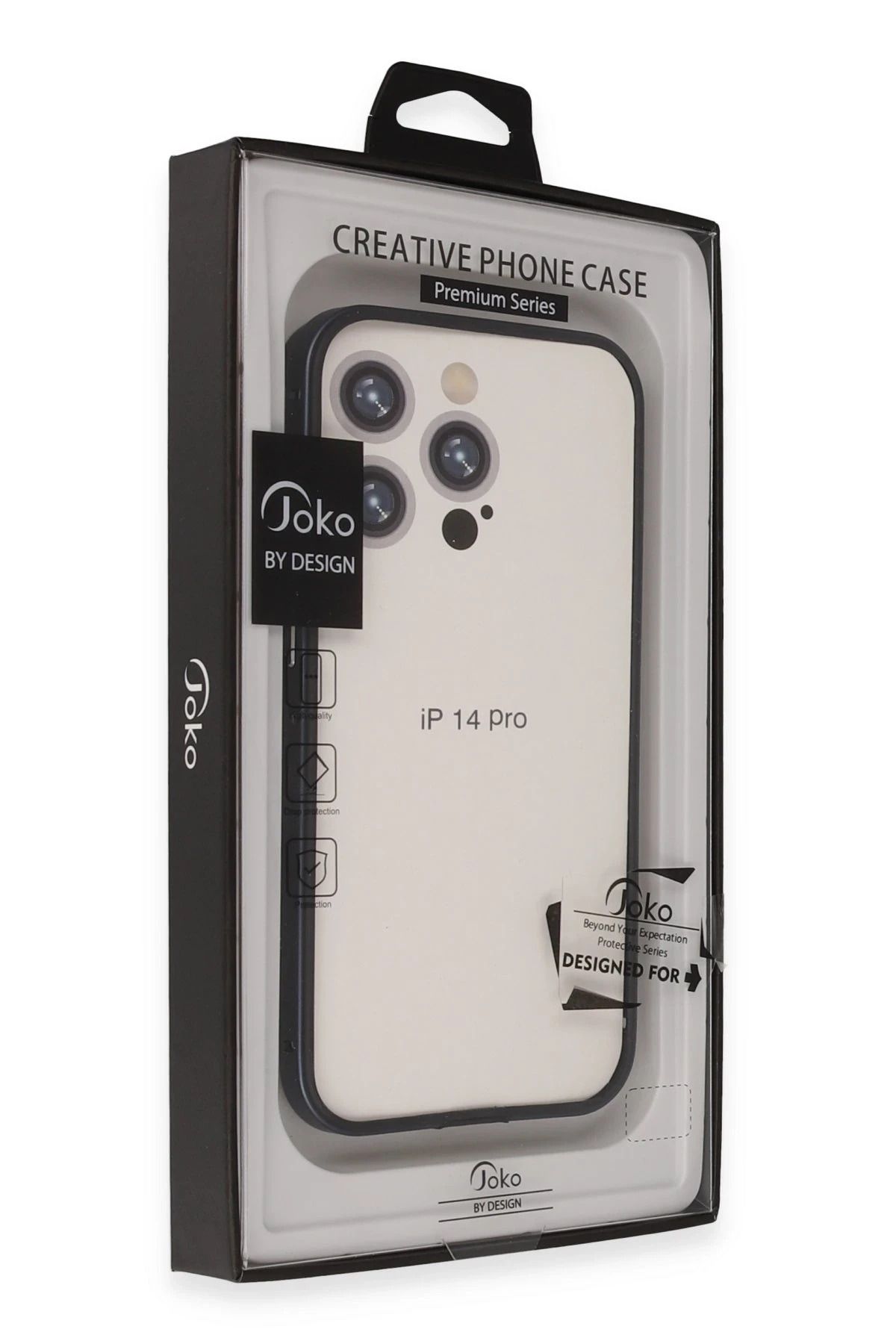 Joko iPhone 15 Pro Max Land Bumper Koruma Kapak - Lacivert GLSTD