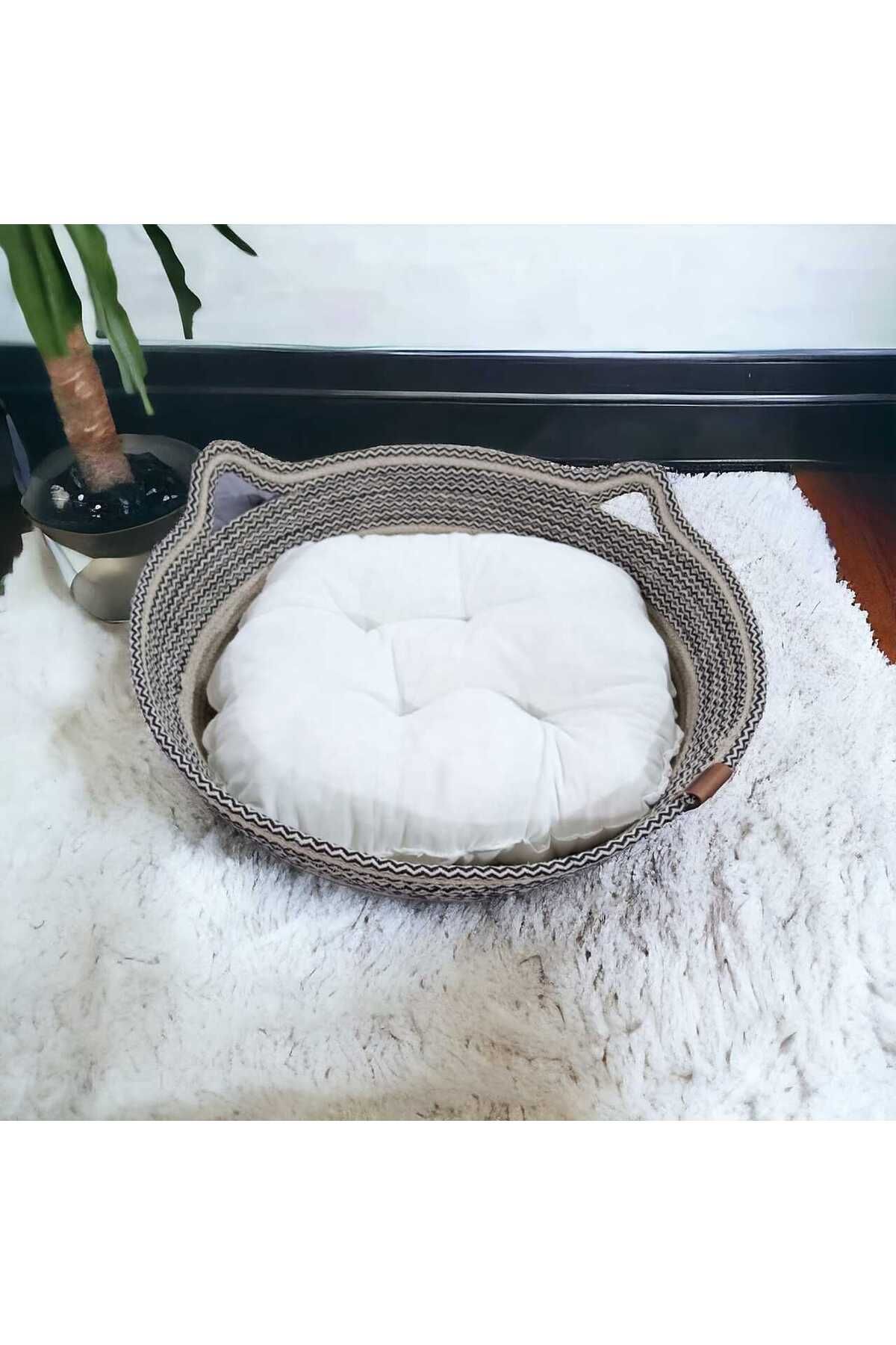 Otocub Decohandy 40 Cm Elyaflı Kedi Yatağı