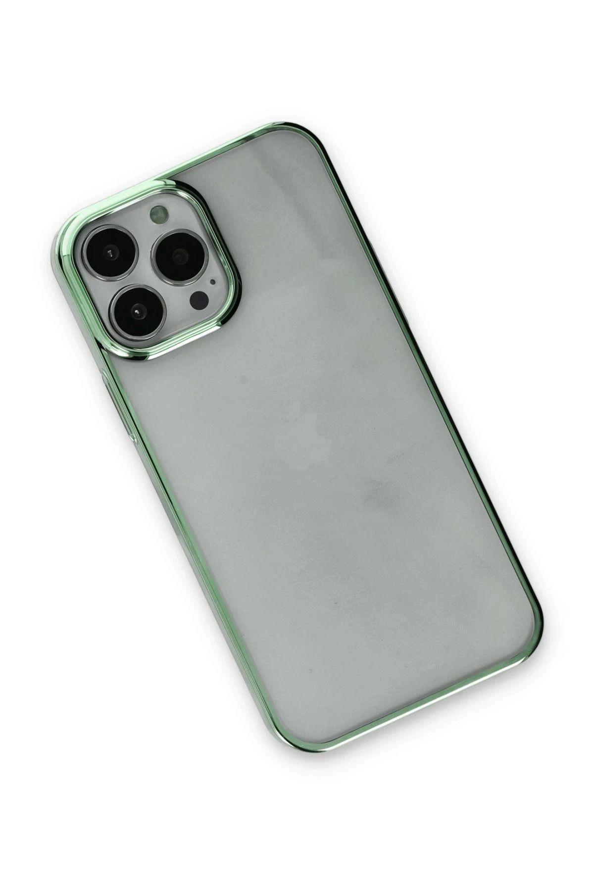 NewFace iPhone 14 Pro Max Kılıf Element Silikon - Yeşil GLSTD