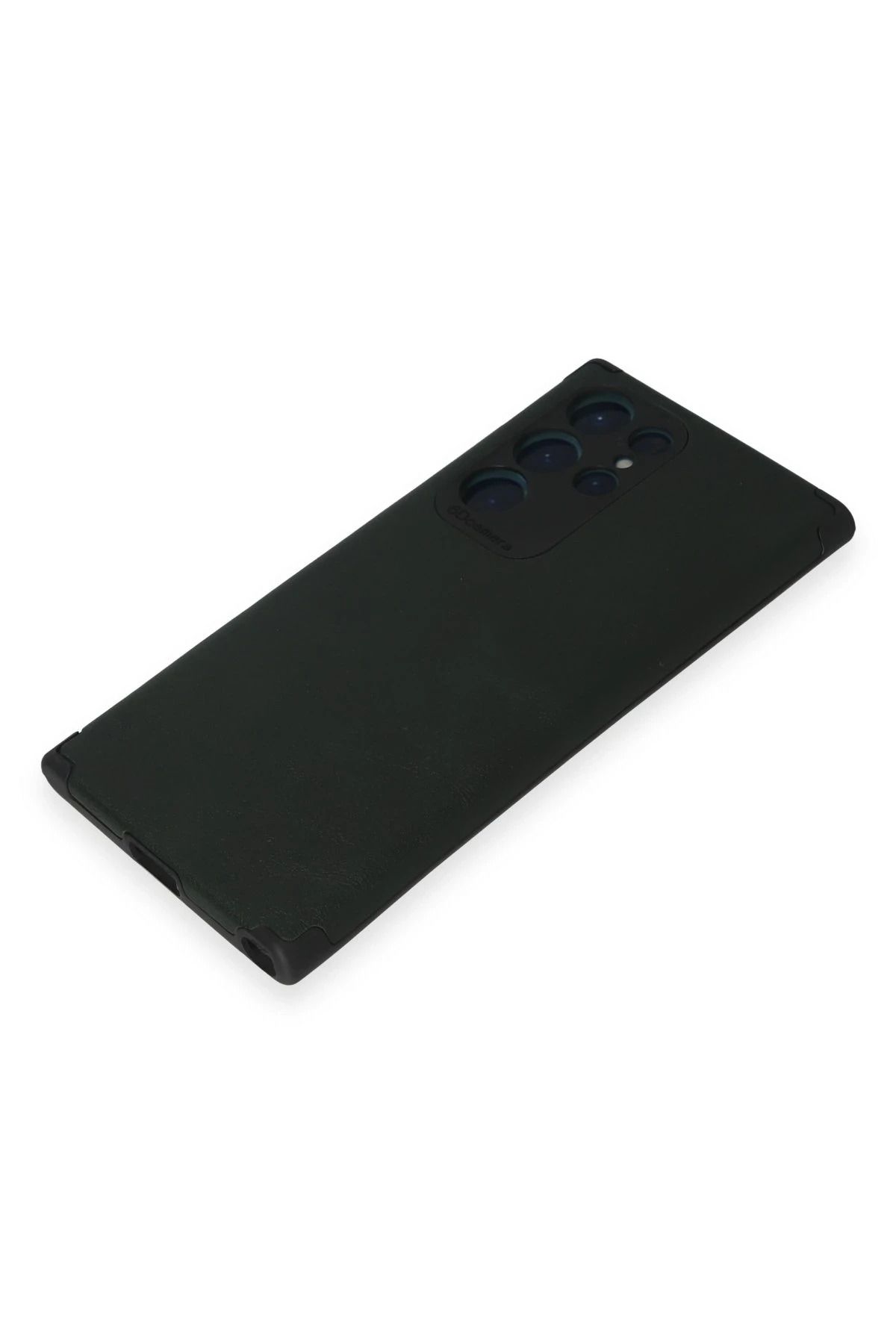NewFace Samsung Galaxy S22 Ultra Kılıf Loop Deri Silikon - Yeşil GLSTD