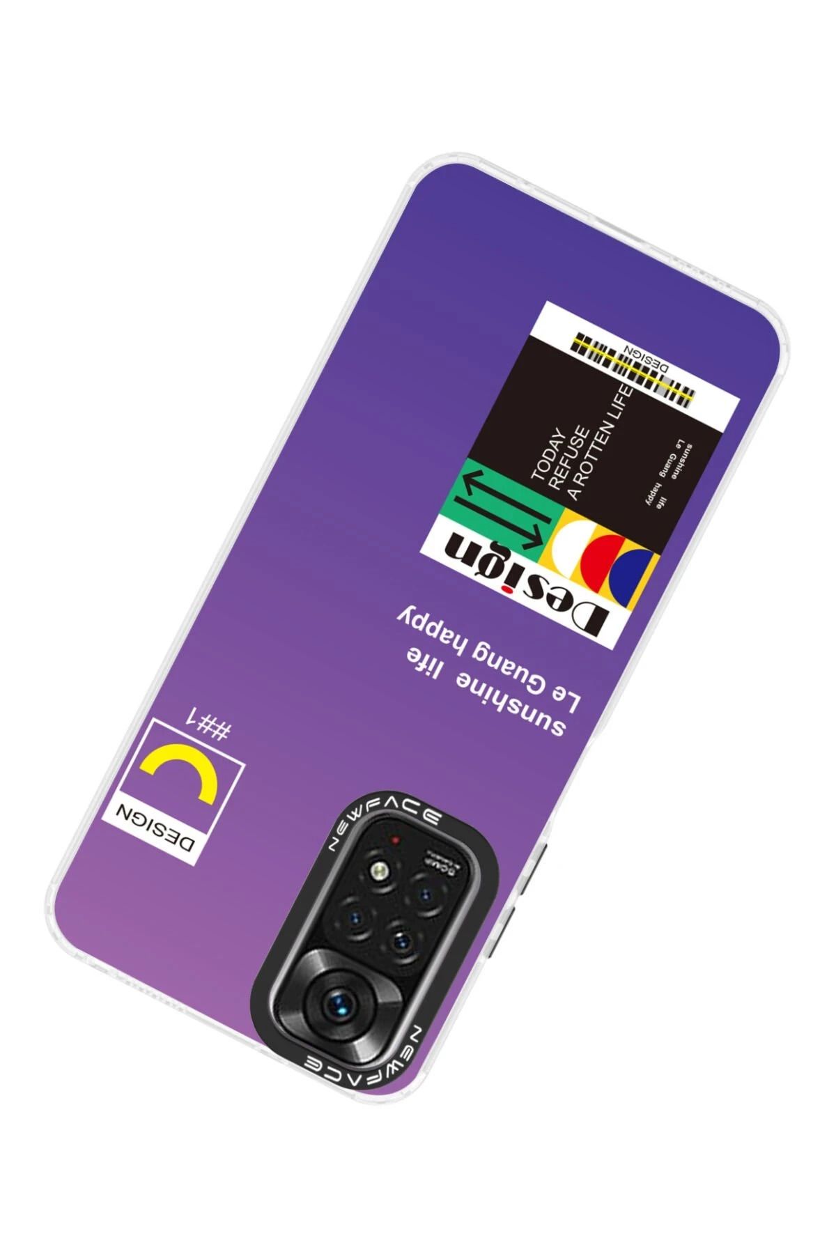 NewFace Xiaomi Redmi Note 11 Kılıf Estoril Desenli Kapak - Estoril - 4 NRMSA