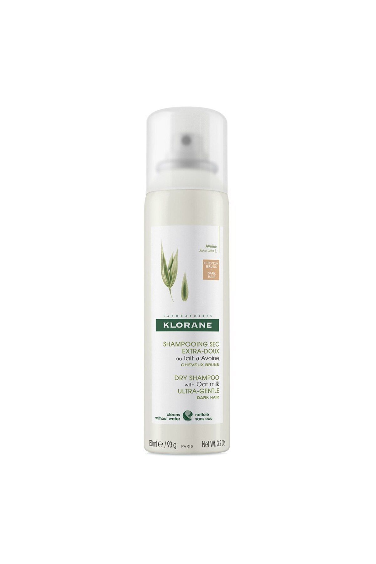 Klorane-Klorane dry shampoo with oat milk extract for dark tones 1