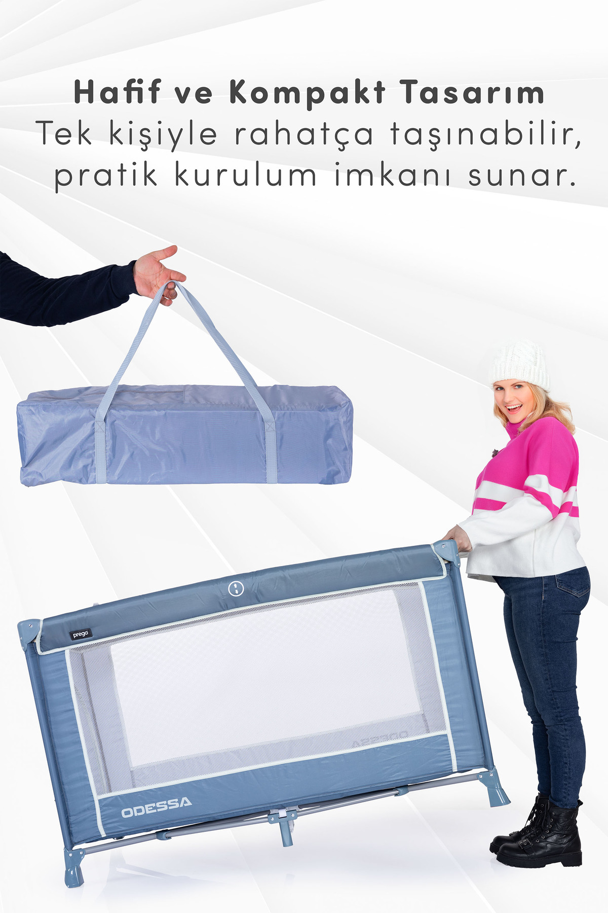 Prego Odessa Oyun Parkı Park Yatak Beşik fotoğrafı 7 (önizleme)