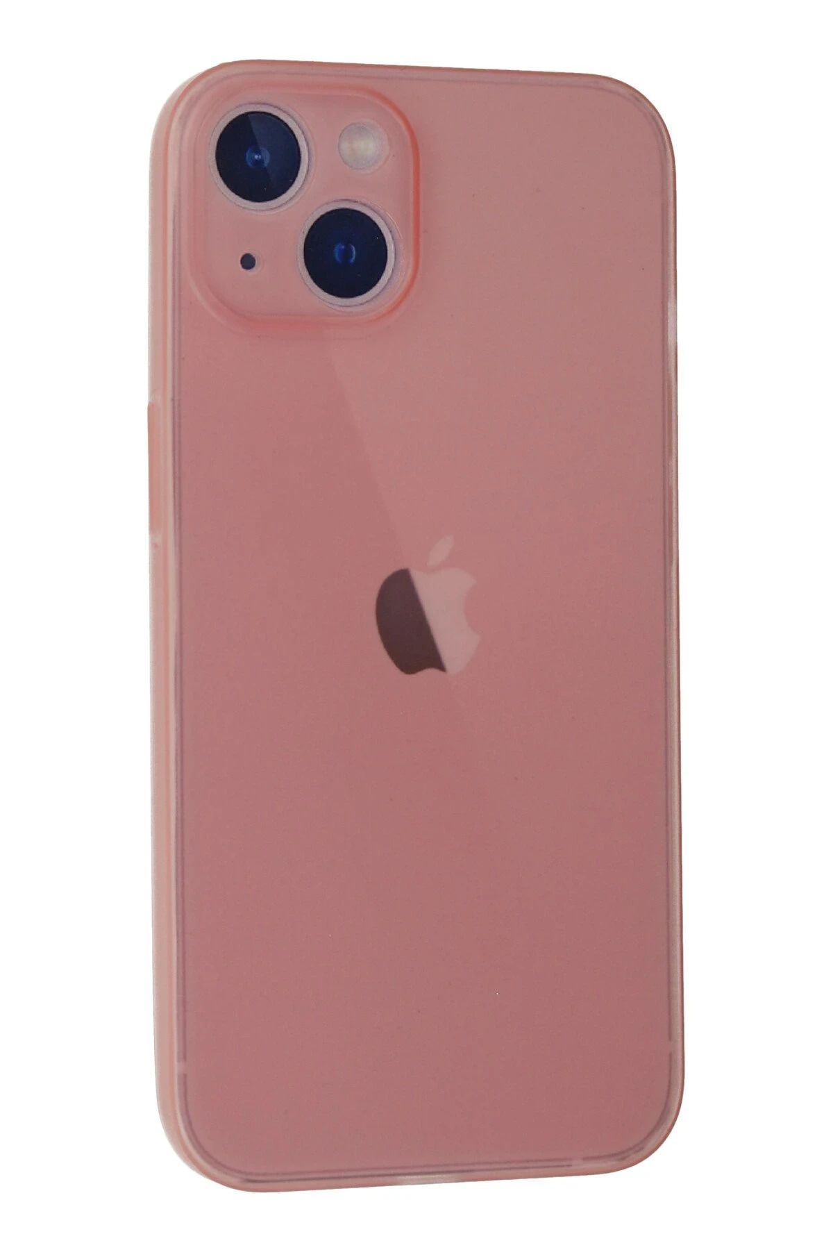 NewFace iPhone 13 Kılıf PP Ultra İnce Kapak - Pembe GLSTD