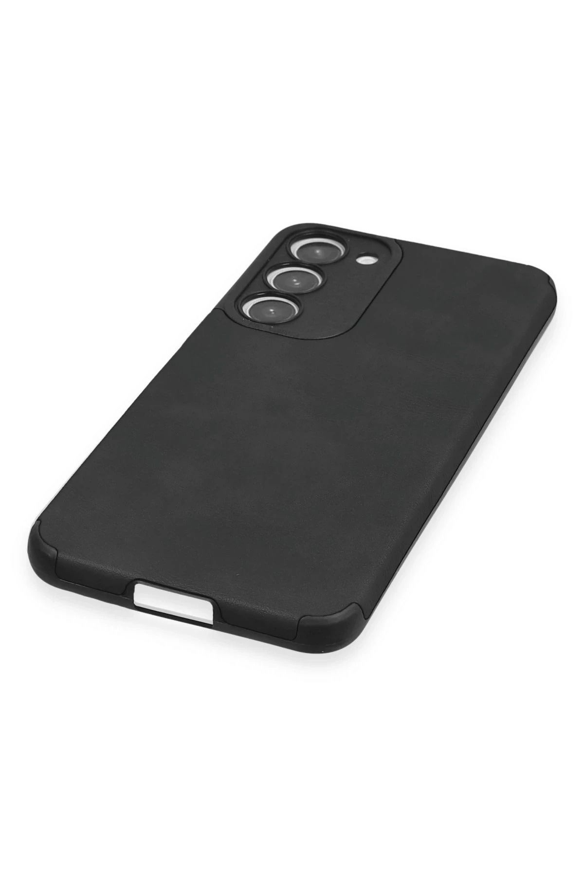 NewFace Samsung Galaxy S23 Kılıf Loop Deri Silikon - Siyah GLSTD