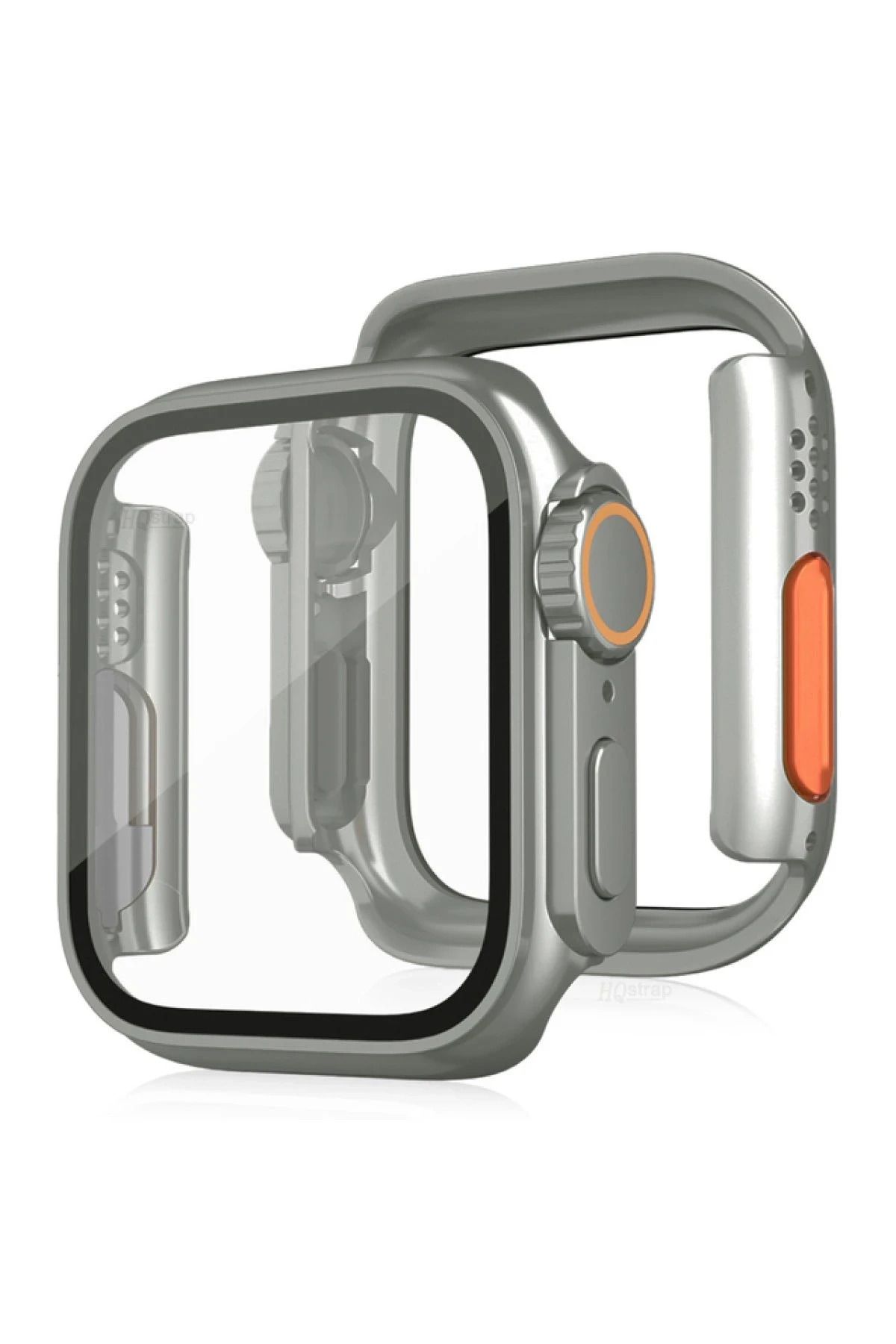 NewFace Apple Watch 44mm Watch 49mm Kasa Dönüştürücü ve Ekran Koruyucu - Yıldız Işığı GLSTD