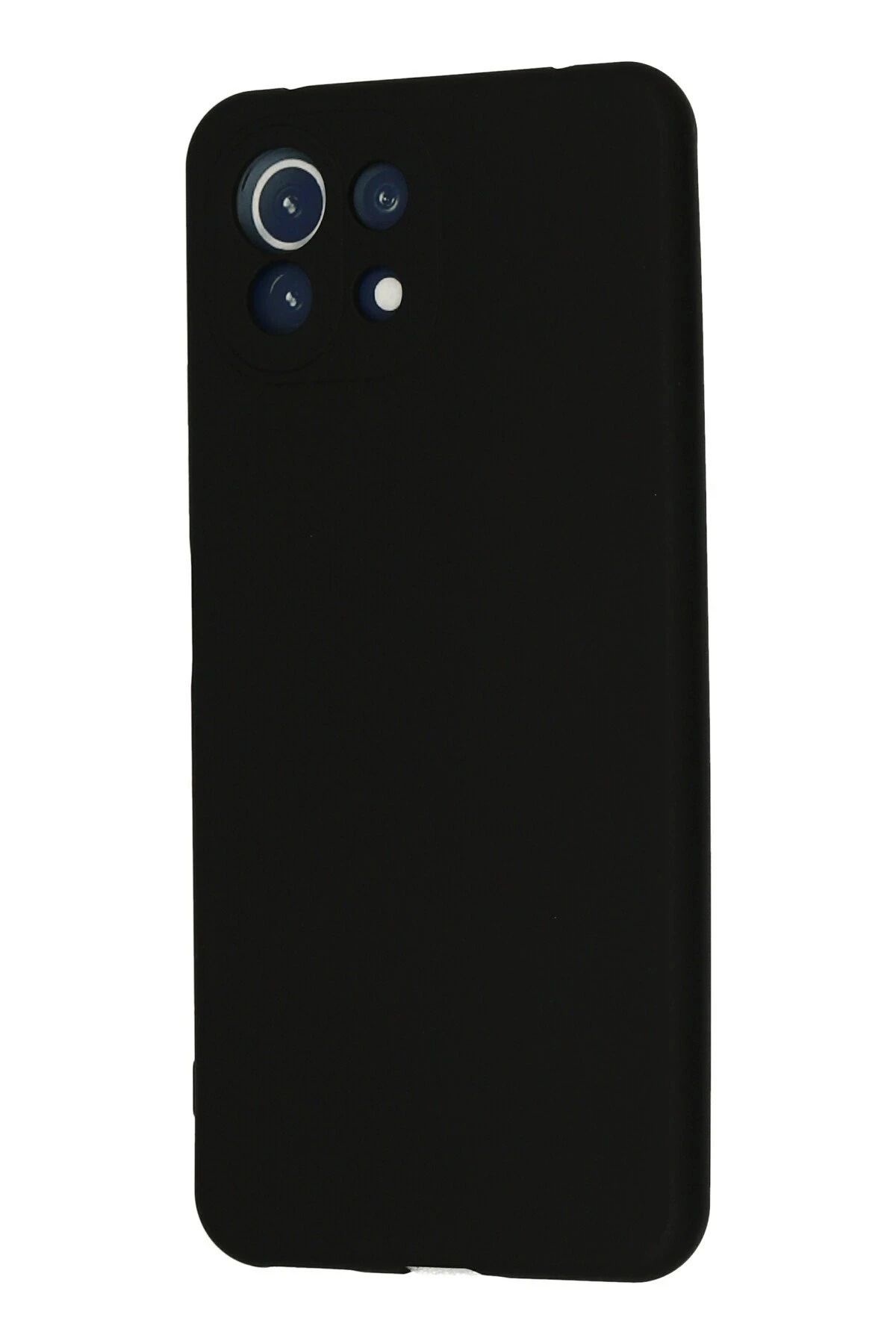NewFace Xiaomi Mİ 11 Lite Kılıf Nano içi Kadife Silikon - Siyah NRMSA