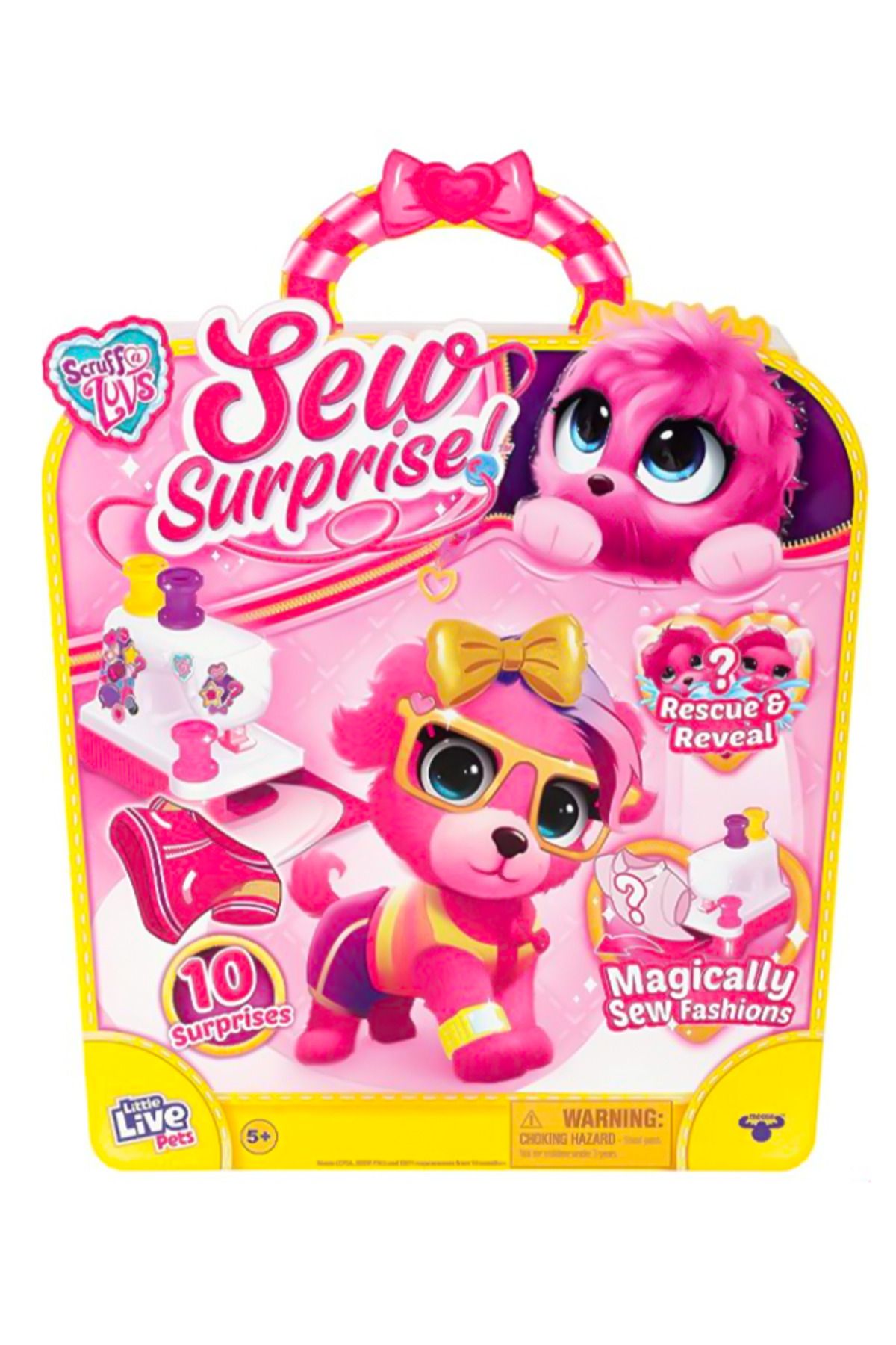 GIOCHI PREZIOSI Scruff a Luvs Moda Oyun Seti Pembe CRU06000