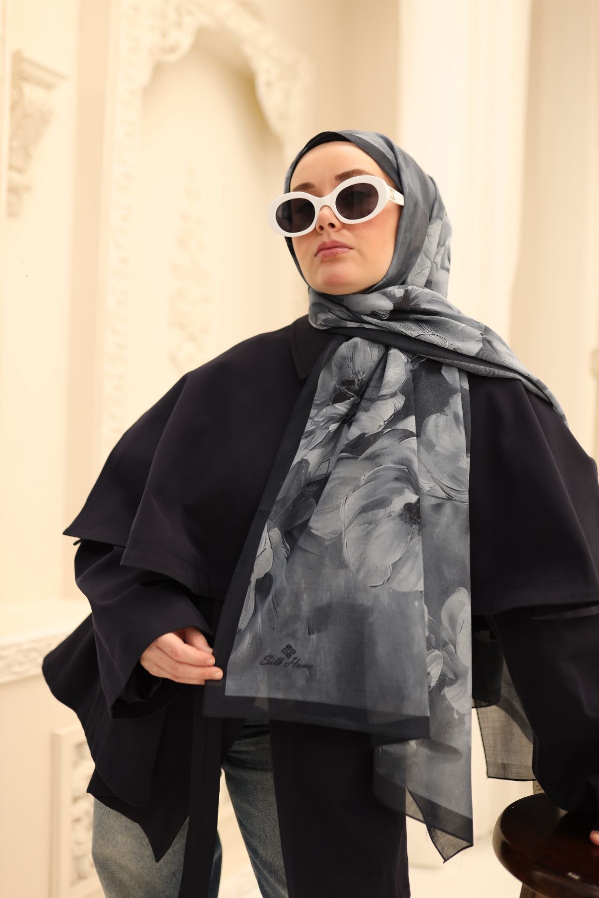 Silk Home Manolya Desen Naria Şal
