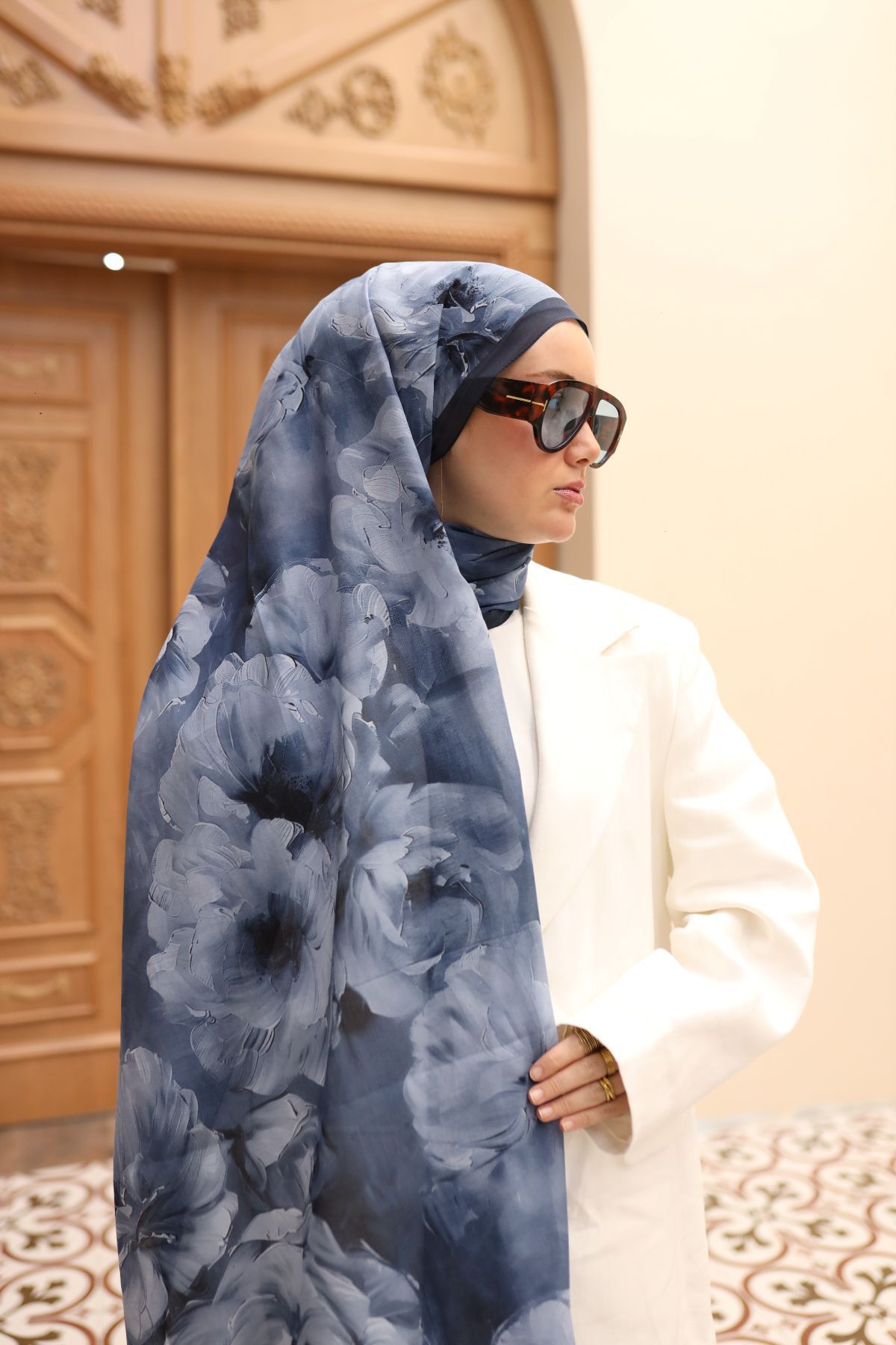Silk Home Manolya Desen Naria Şal