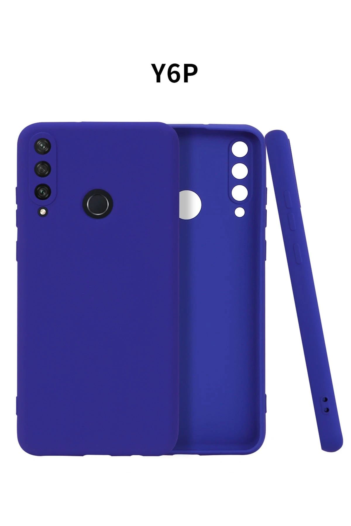 NewFace Huawei Y6P Kılıf First Silikon - Lacivert WLZOR