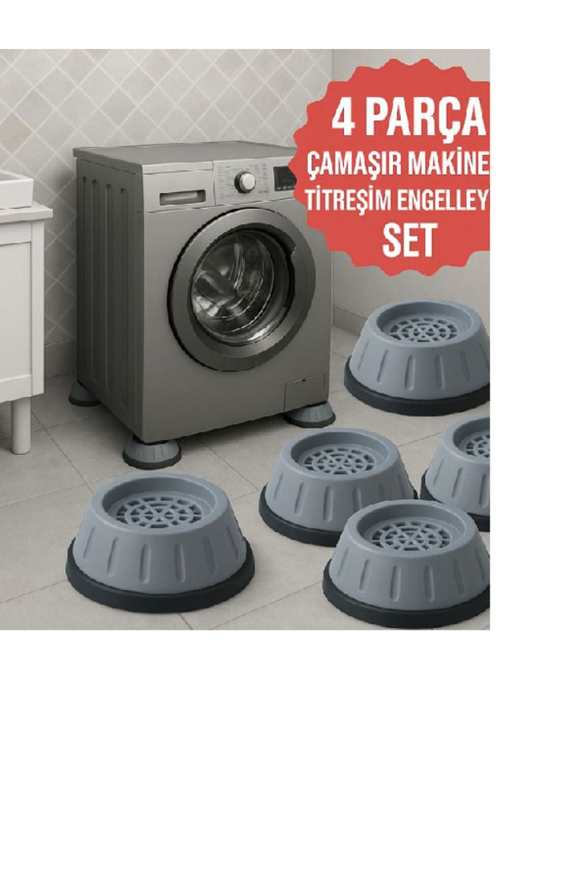 Pars ÇAMAŞIR MAKİNESİ TİTREŞİM ÖNLEYİCİ AYAK