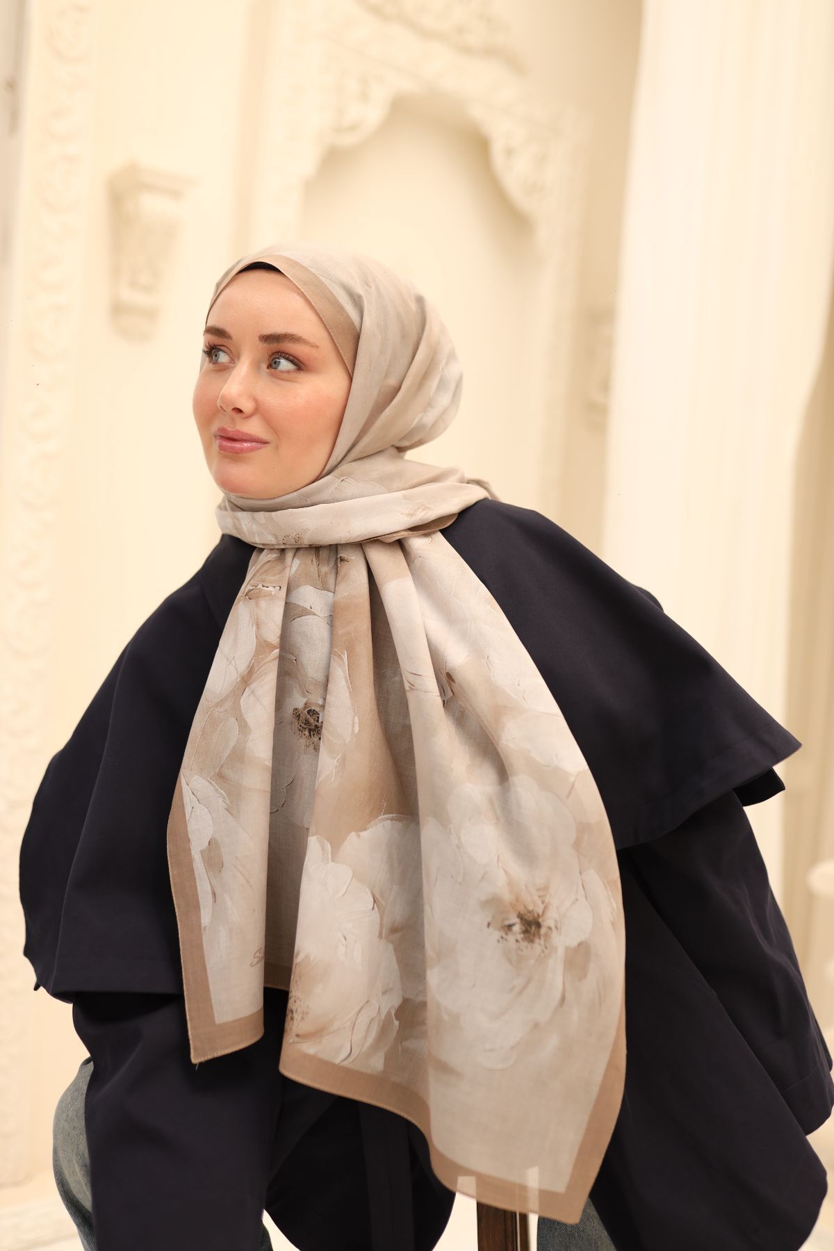 Silk Home Manolya Desen Naria Şal