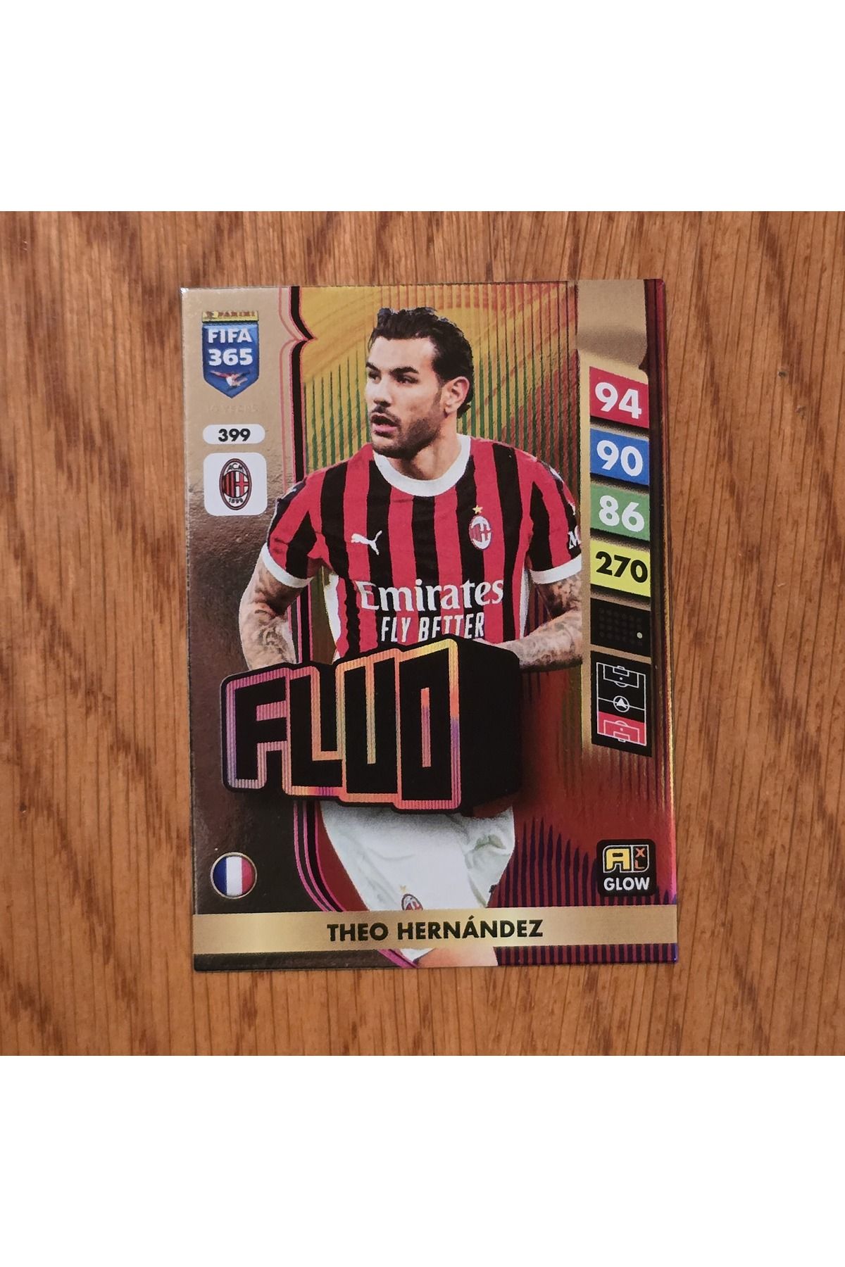 Panini FIFA 365 - Theo Hernandez Fluo Oyun Kartı 399