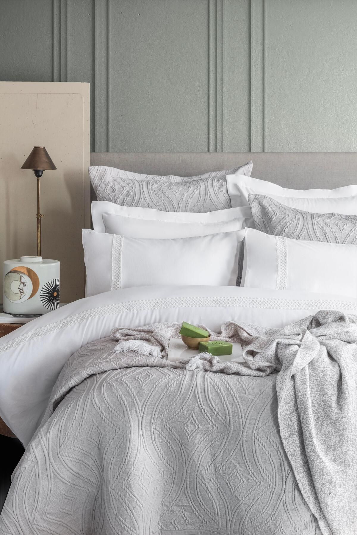 APRICITAS TEK KİŞİLİK TIMELESS PRIME SET BELMONT GRAY - YATAK ORTUSU