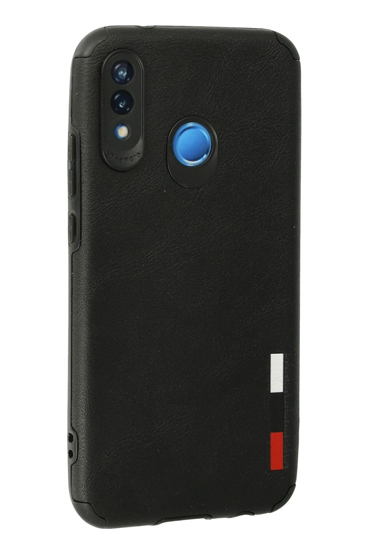 NewFace Huawei P20 Lite Kılıf Loop Deri Silikon - Siyah GLSTD