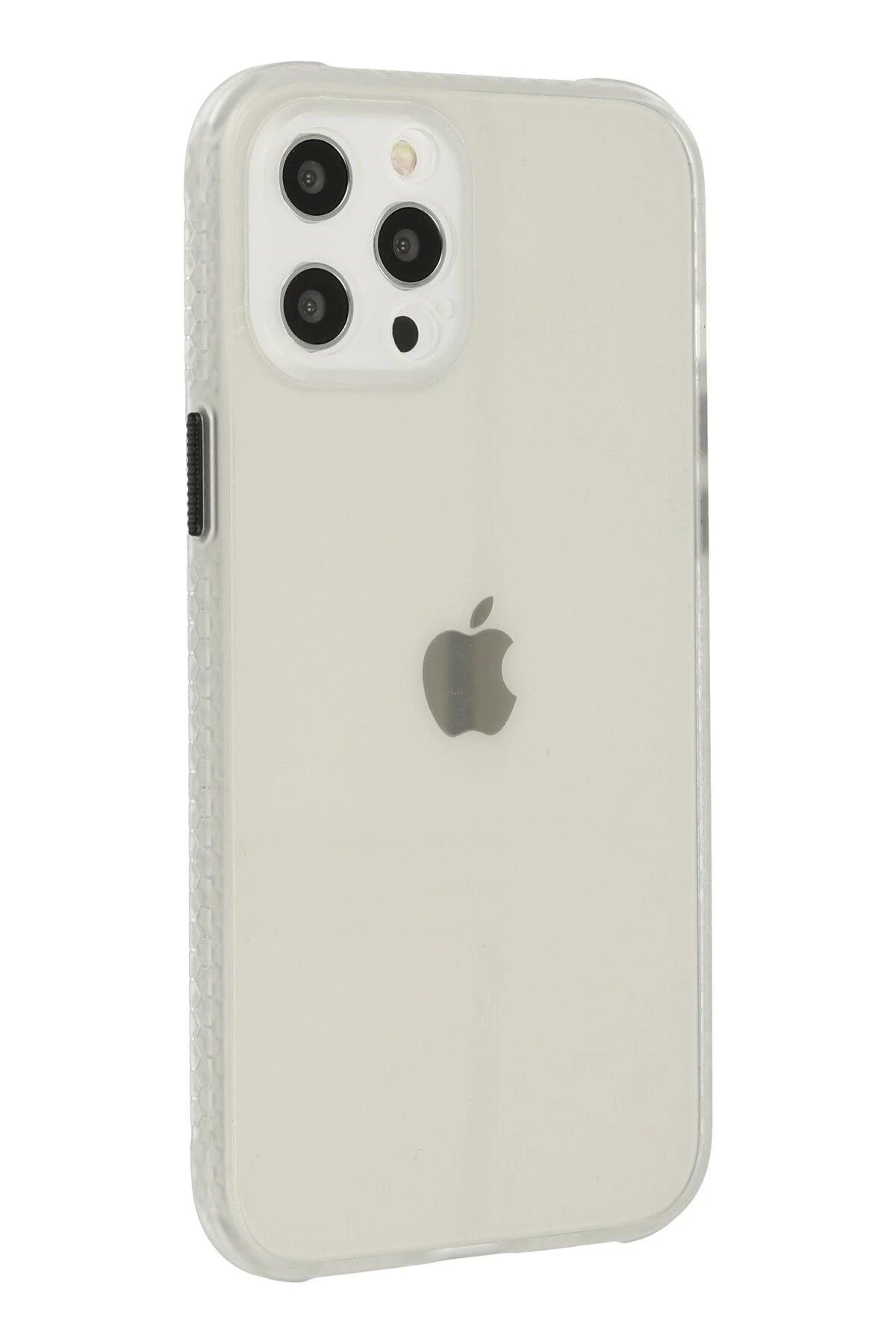 NewFace iPhone 12 Pro Kılıf Miami Şeffaf Silikon - Şeffaf WLZOR