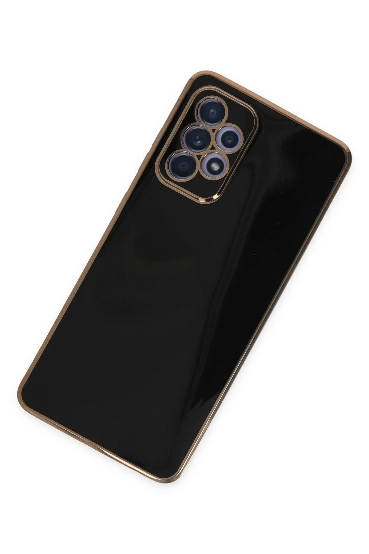 NewFace Samsung Galaxy A52 Kılıf Volet Silikon - Siyah WLZOR
