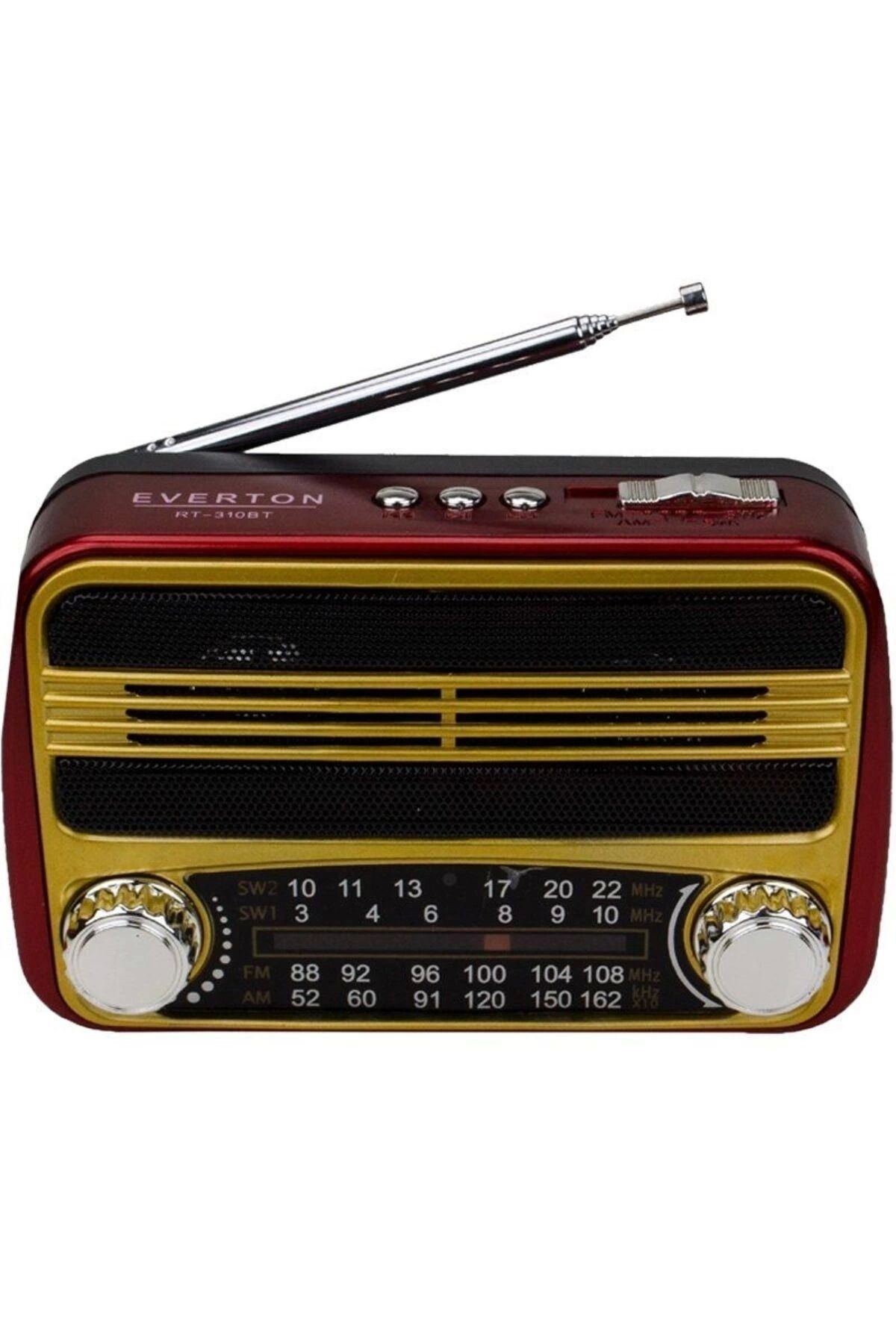 YNT İthalat Rt-310 Bluetoothlu Nostaljik Radyo Usb Mp3 Player