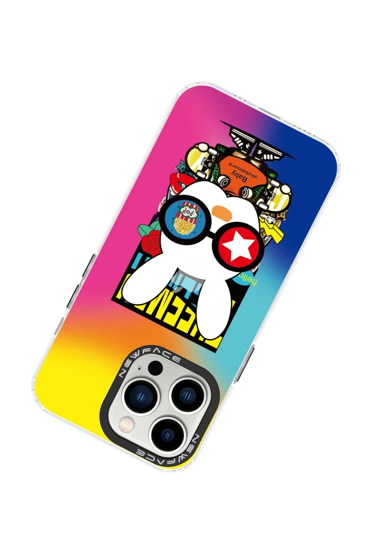 NewFace iPhone 13 Pro uyumlu Kılıf Estoril Desenli Kapak - Estoril - 10 GLSTD
