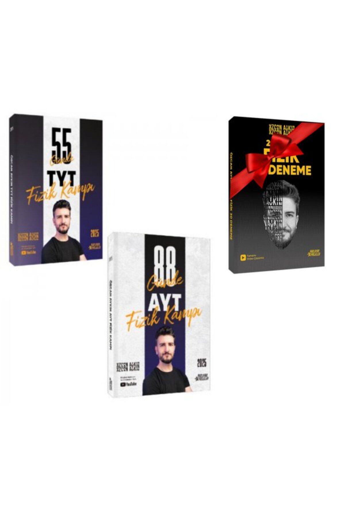 Parlayan Projeler Özcan Aykın 2025 55 Günde TYT Fizik ve 88 Günde AYT Fizik Kamp +2024 TYT Özcan Aykın Fizik 30 Deneme