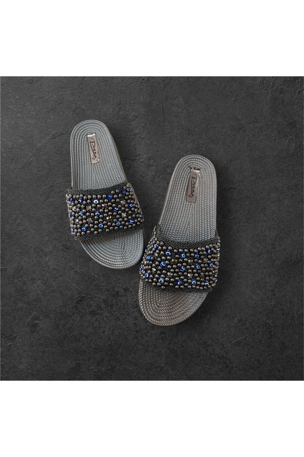 pien ERBAŞ KADIN NAZAR BONCUK COMFORT CASUAL ANATOMİK TERLİK