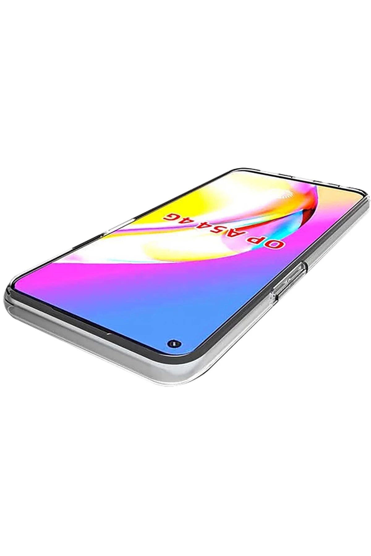 NewFace A54 4G Kılıf Deluxe 2mm Şeffaf Silikon - Şeffaf SVLRS