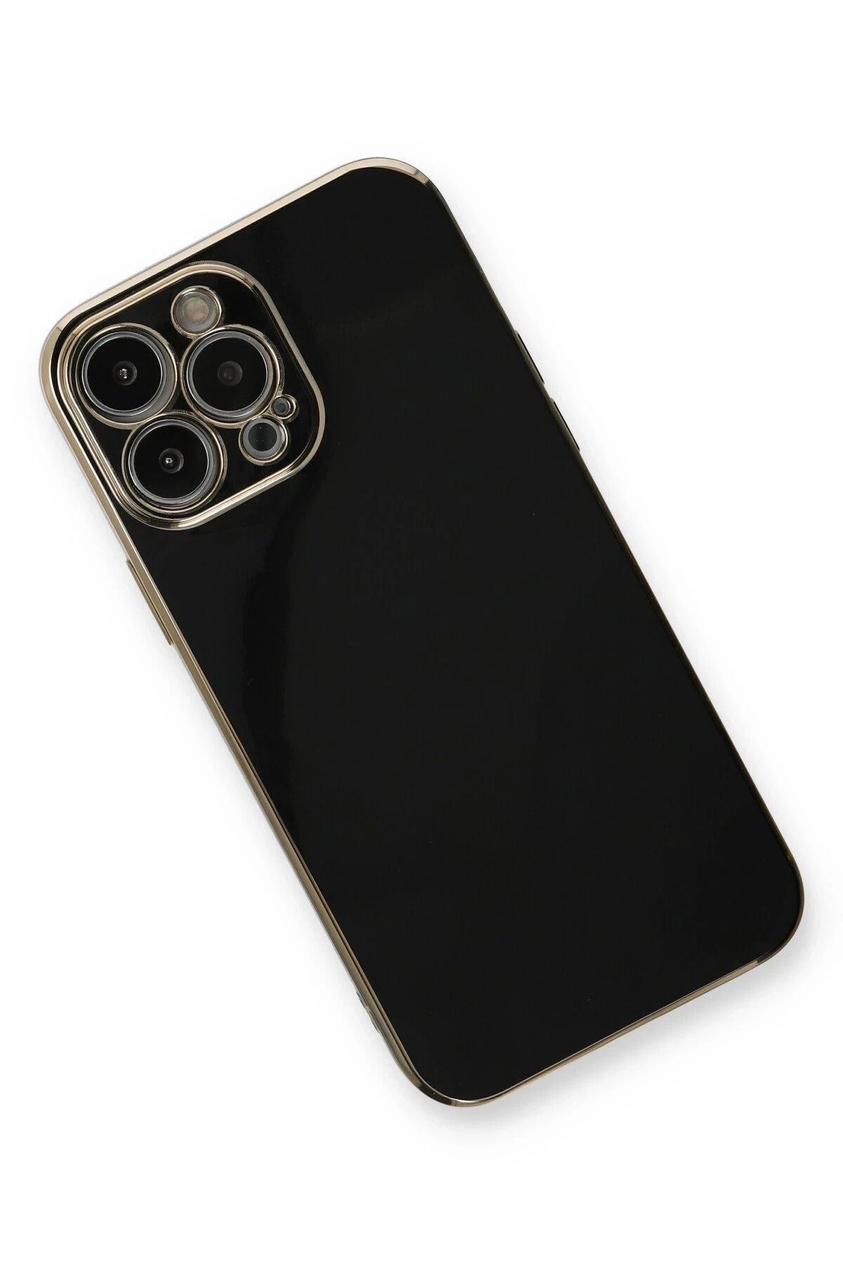 NewFace iPhone 13 Pro Max Kılıf Volet Silikon - Siyah SVLRS