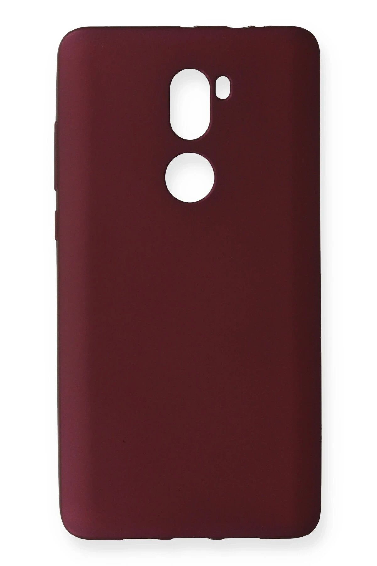 NewFace Xiaomi Mi 5S Plus Kılıf First Silikon - Mürdüm SVLRS