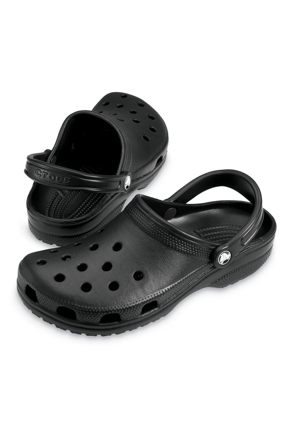 Crocs-Κλασικές Unisex Μαύρες Παντόφλες Casual Style 10001_001 2