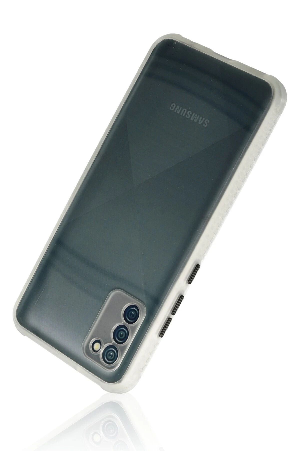 NewFace Samsung Galaxy A02S Kılıf Miami Şeffaf Silikon - Şeffaf GLSTD