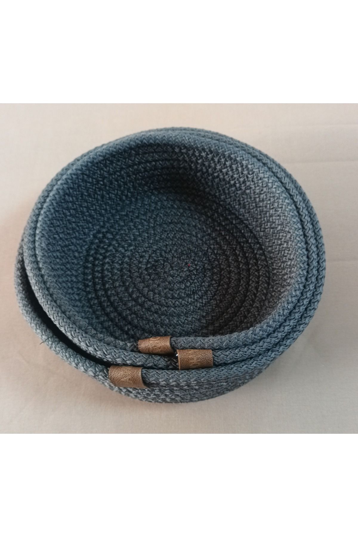 aktarteks 3 LÜ HASIR SEPET . 20 CM ÇAP