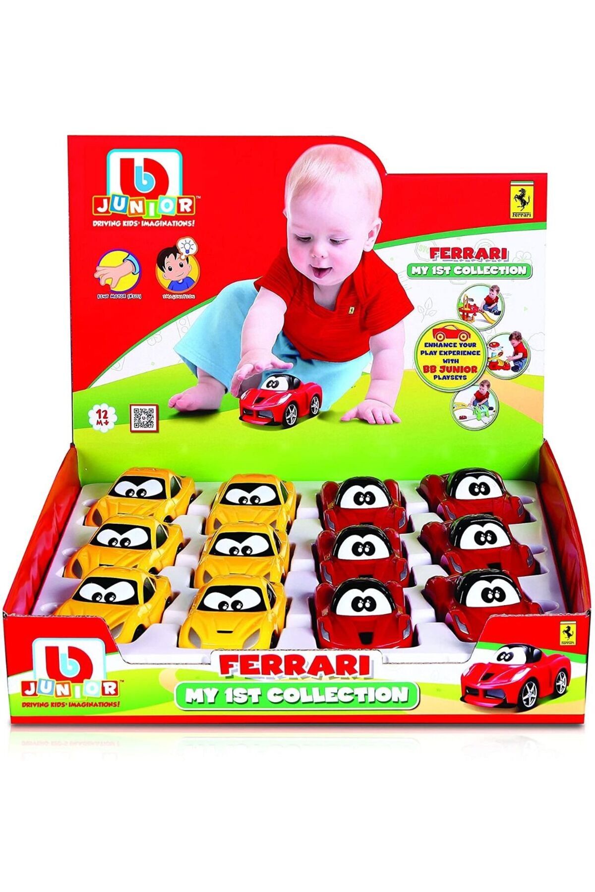BB Junior-BBJunior Hamleys Ferrari My First Collection Assorted - 1 Car 3