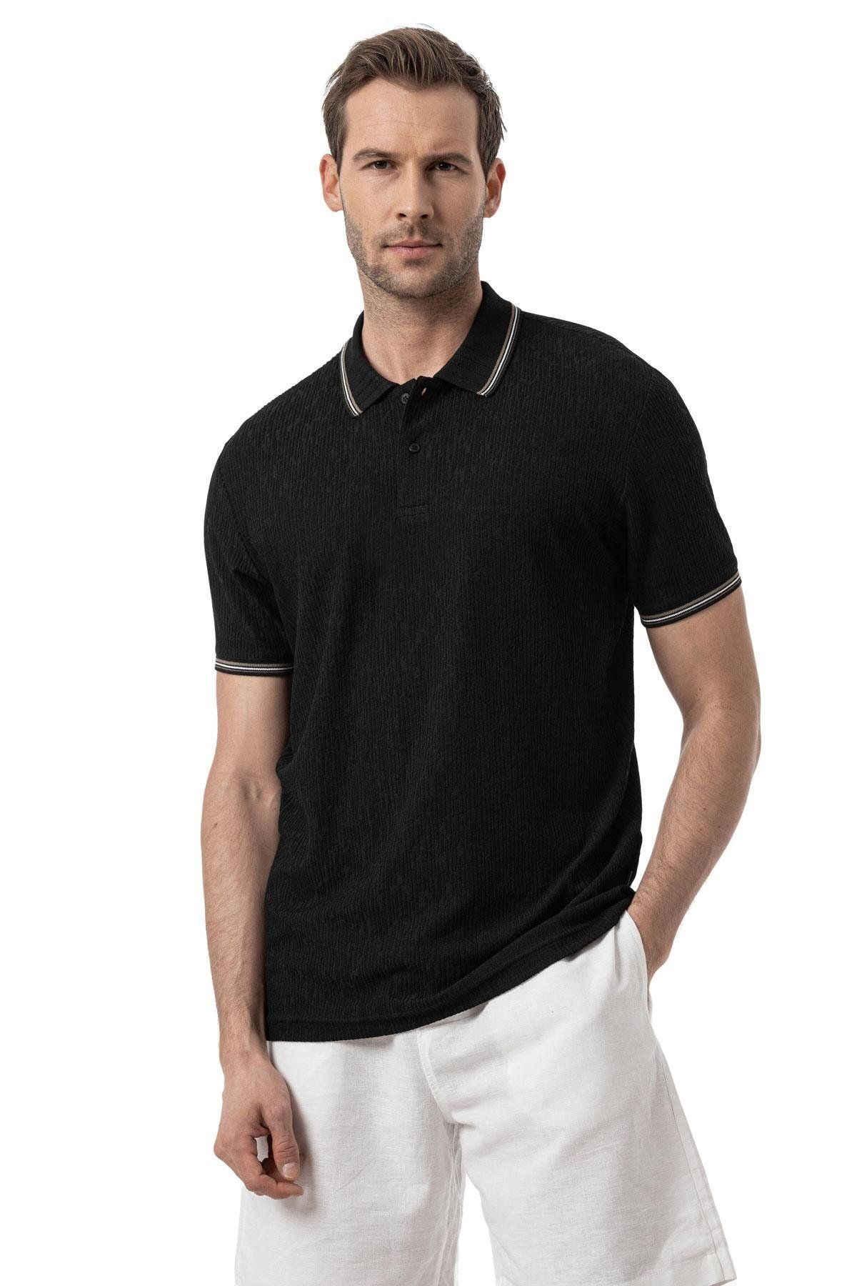 rugatchi Jakarlı Polo Yaka T-Shirt