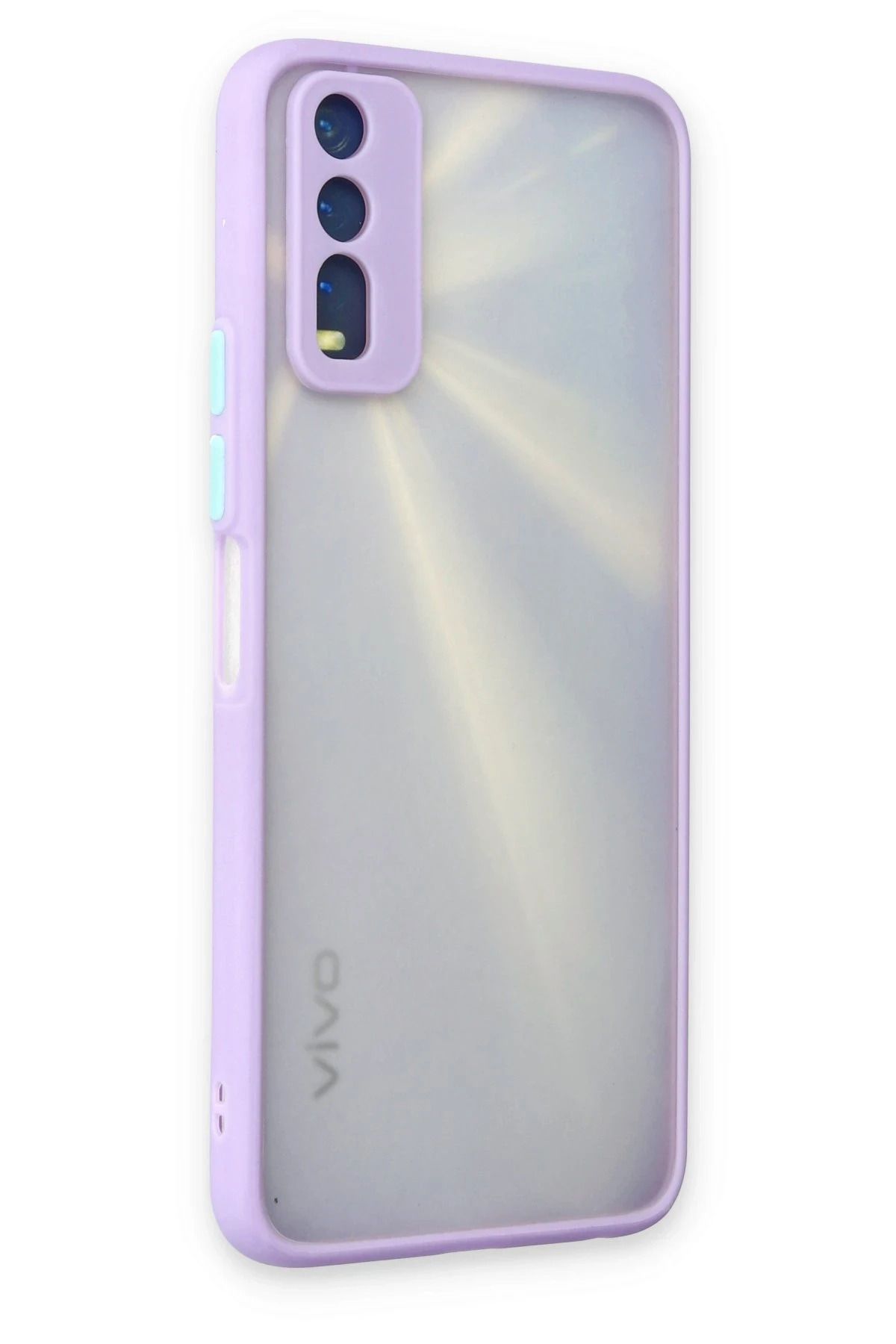 NewFace Vivo Y11S Kılıf Montreal Silikon Kapak - Mor SVLRS
