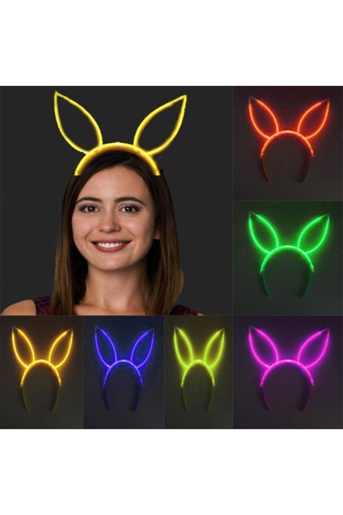 Otocub Neon Fosforlu Taç 6 Adet