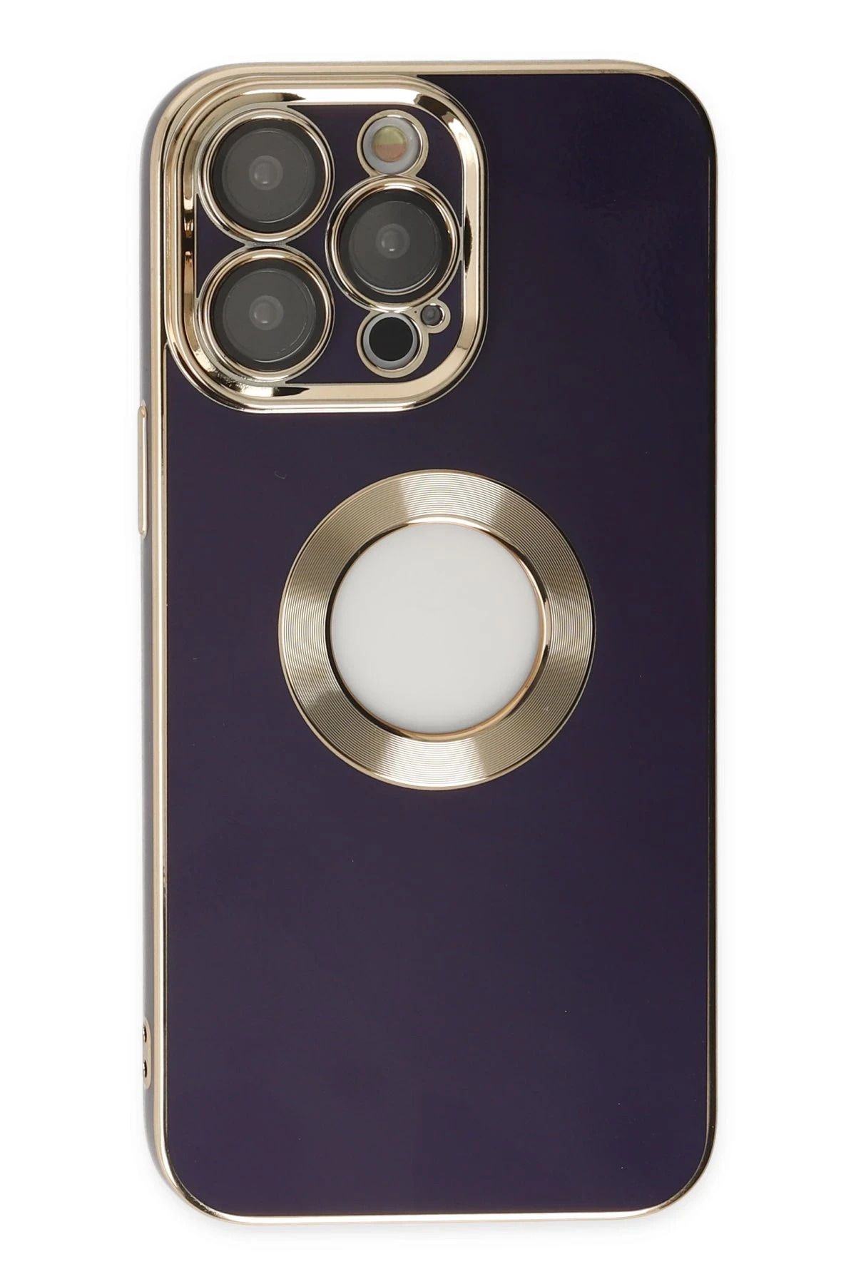 NewFace iPhone 13 Pro Max Kılıf Store Silikon - Derin Mor NRMSA