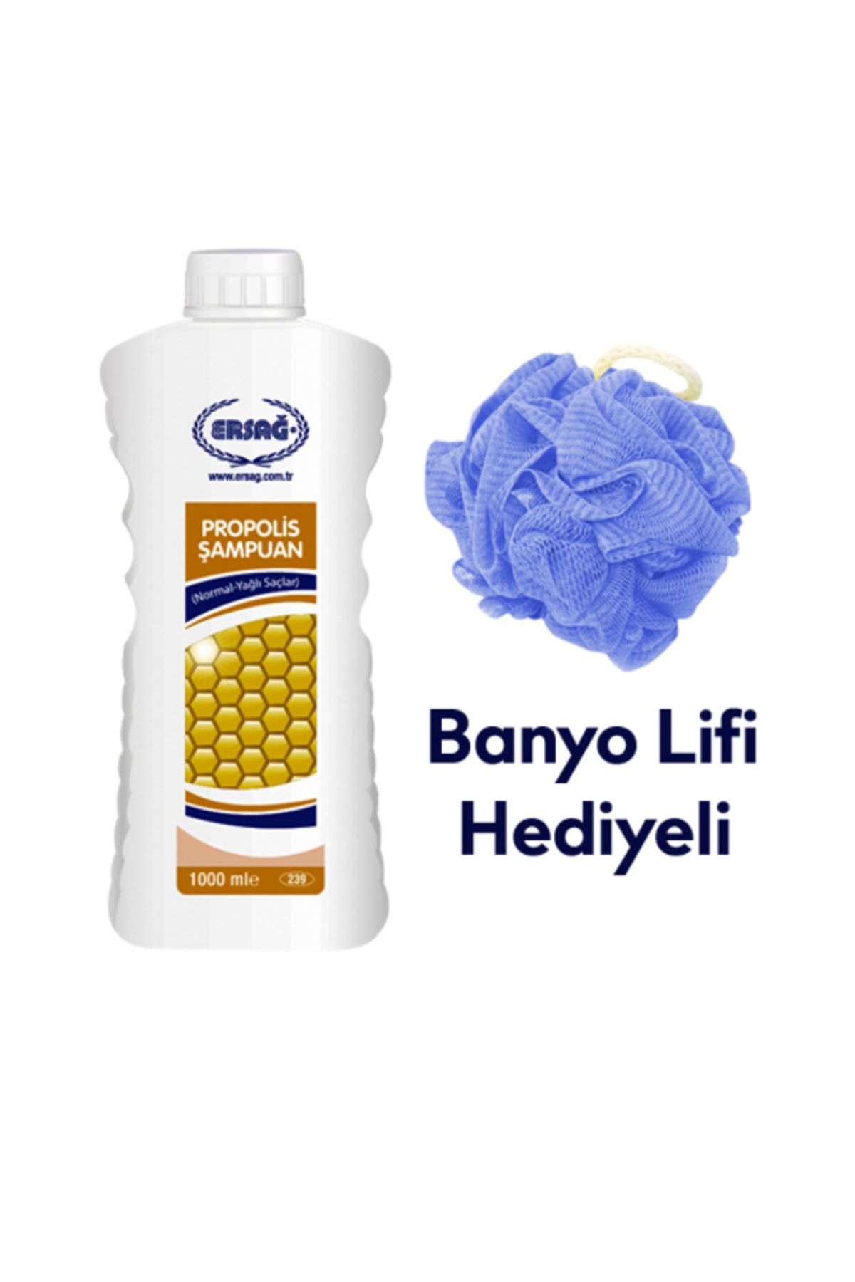 Ersağ Ersağ Propolis Şampuan (Normal-Yağlı Saçlar) 1000 ml.