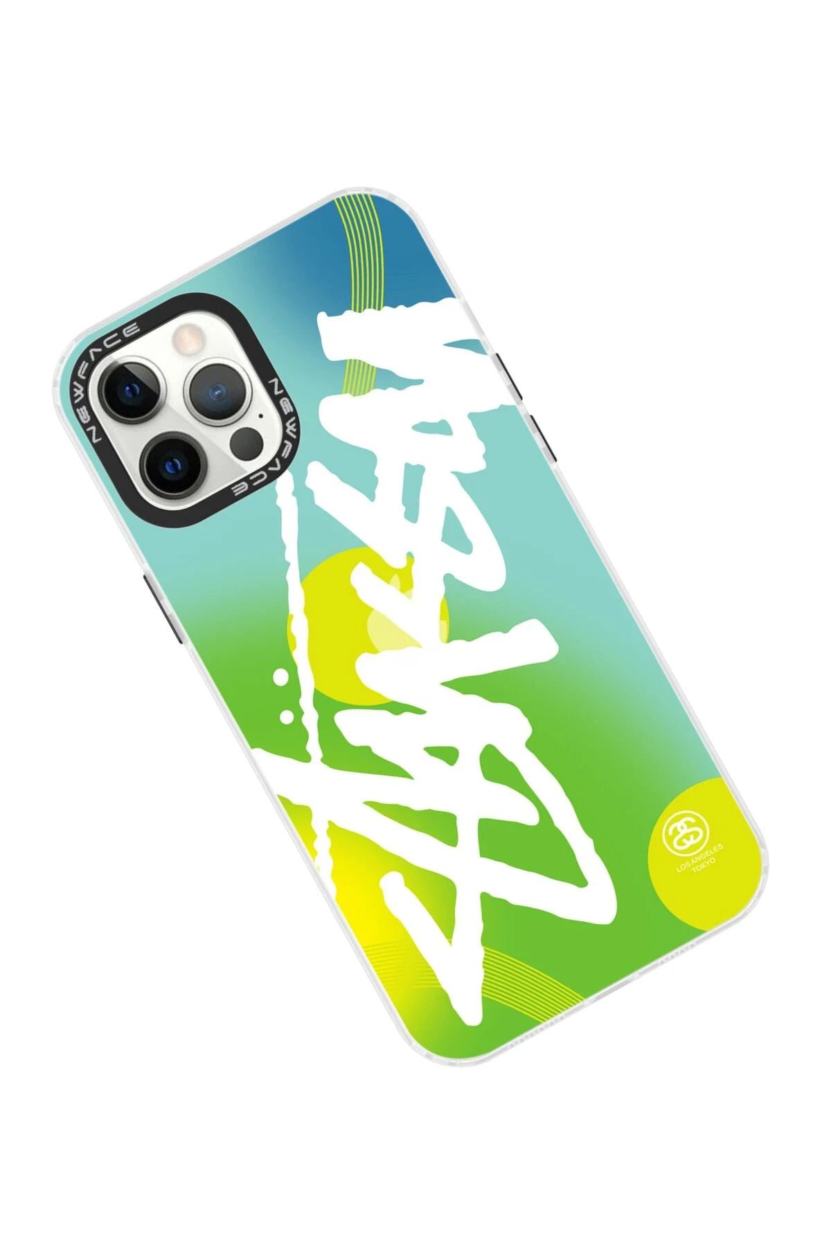 NewFace iPhone 12 Pro Max Kılıf Estoril Desenli Kapak - Estoril - 2 GLSTD