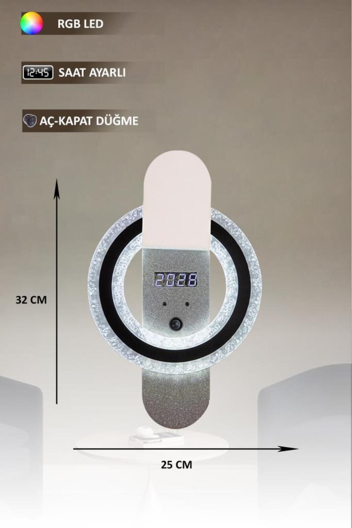 Eray Aydınlatma T8239 Beyaz RGB Led Avize