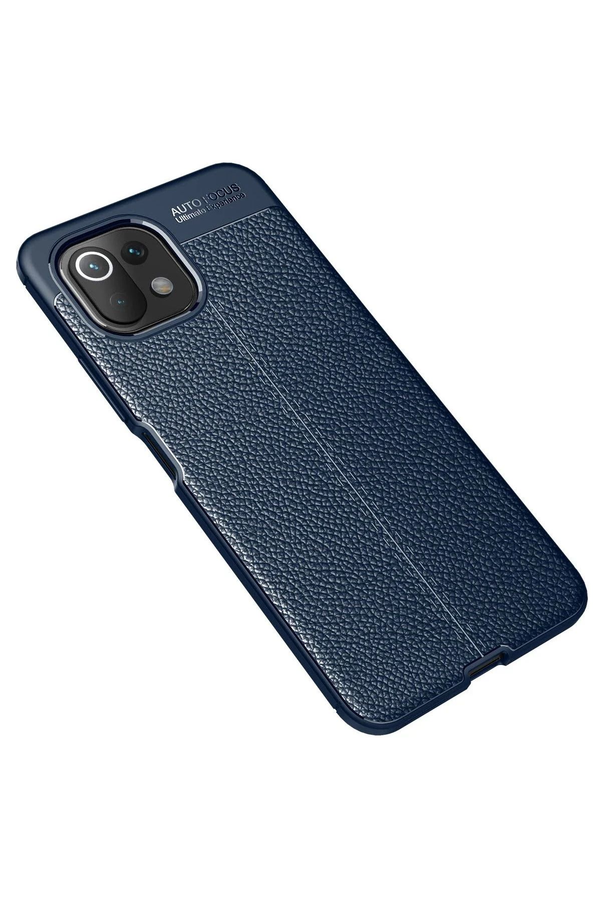 NewFace Xiaomi Mİ 11 Lite Kılıf Auto Focus Kapak - Lacivert GLSTD