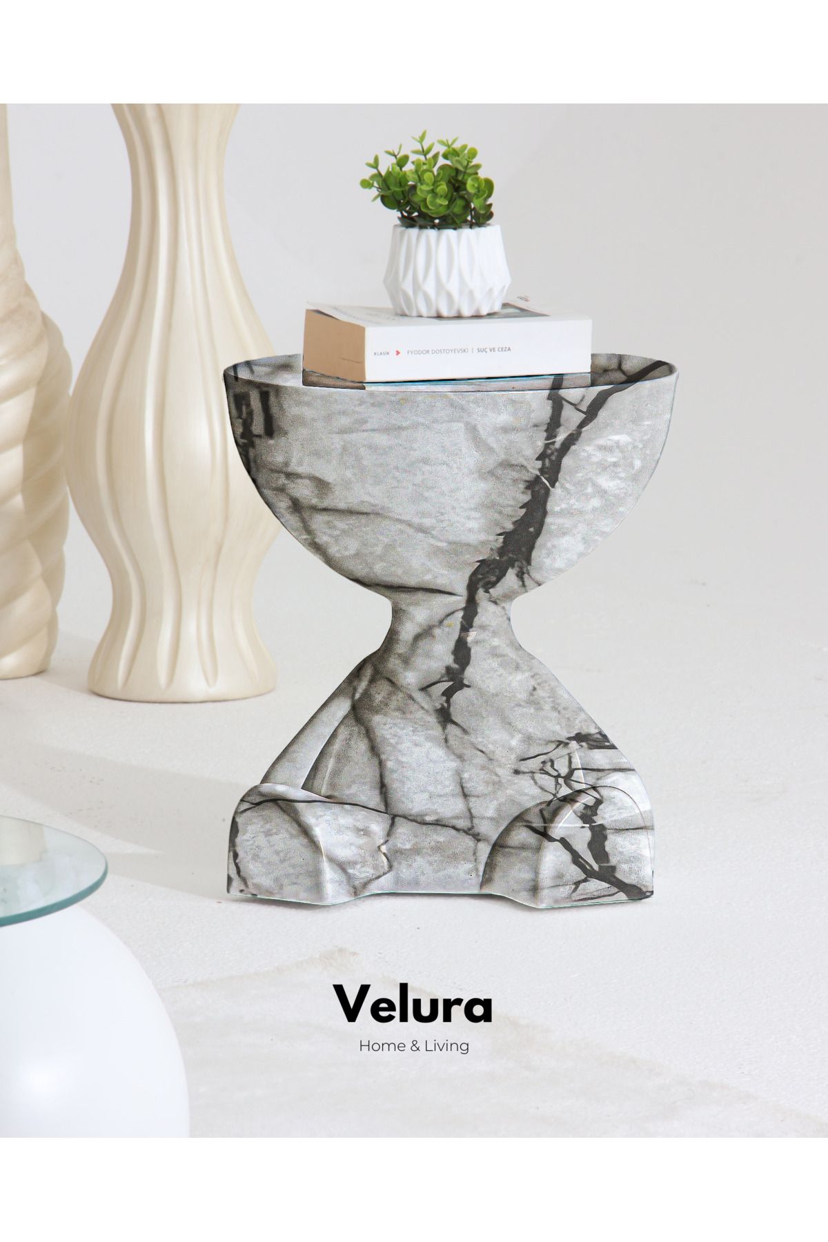 Velura Home & Living Tedy Yan Sehpa & Ayıcık Zigon Sehpa & Pinterest Sehpa Modeli - Diana Mermer Desen