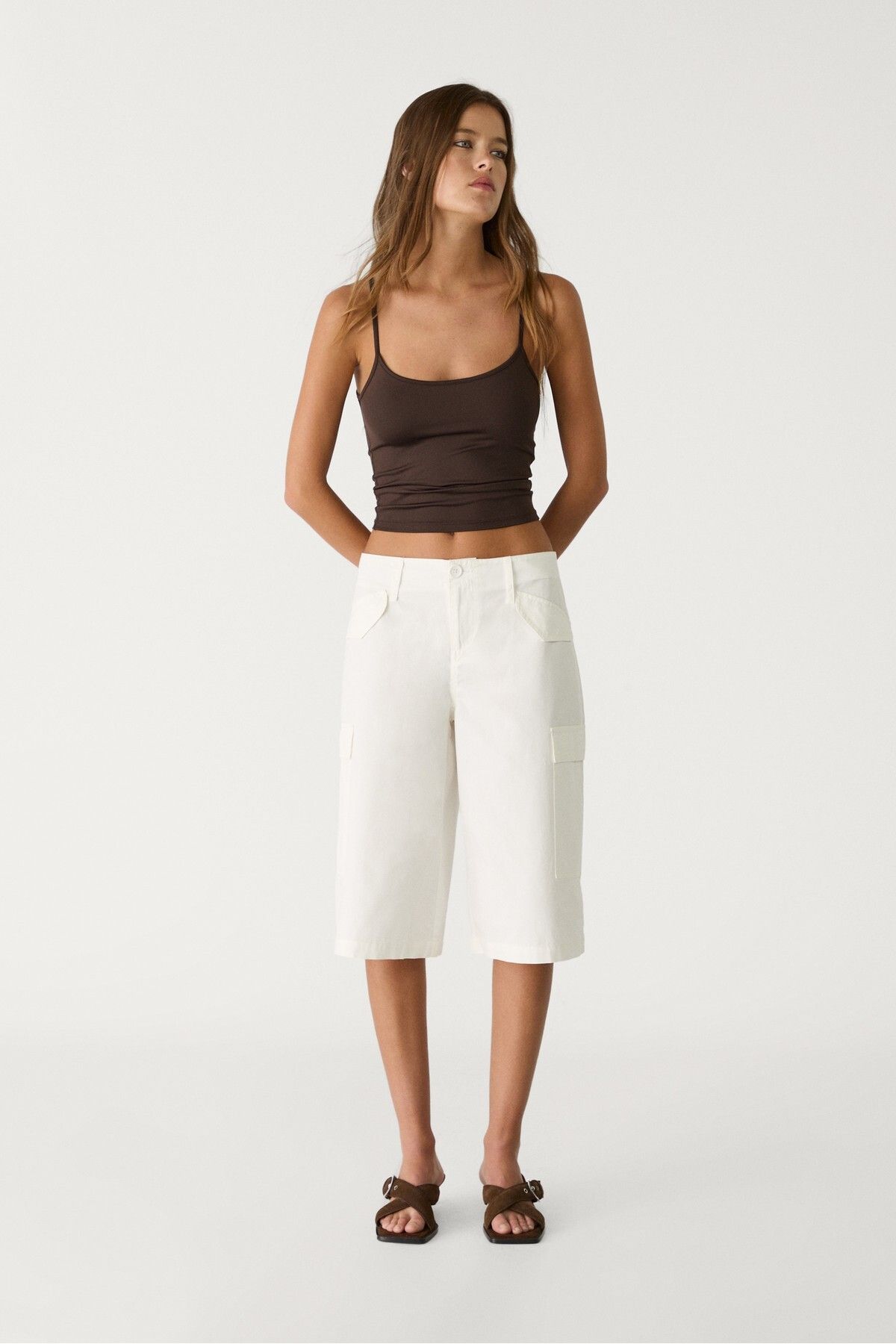 Stradivarius Cepli kargo bermuda