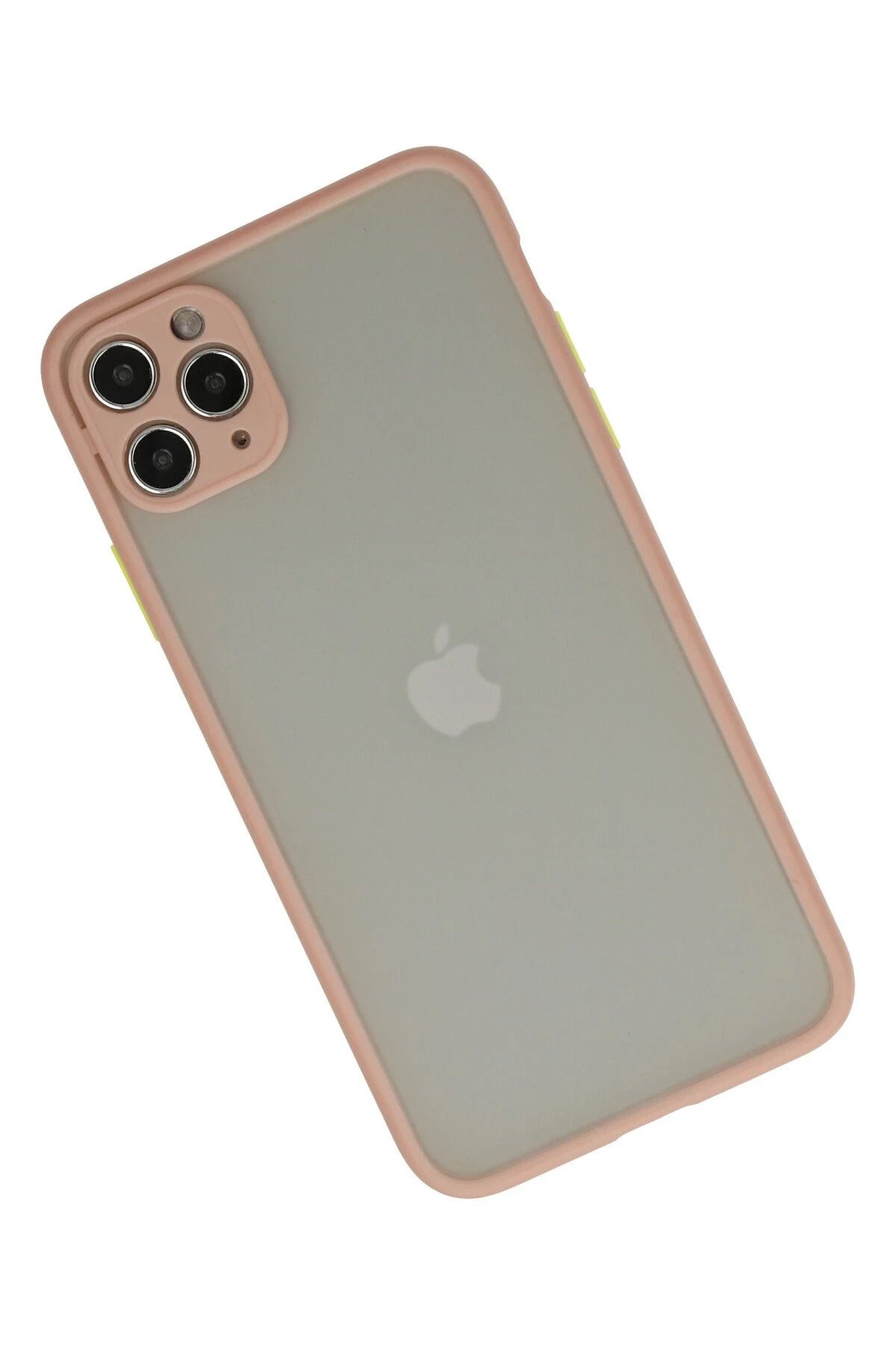 NewFace iPhone 12 Pro Max Kılıf Montreal Silikon Kapak - Pembe GLSTD